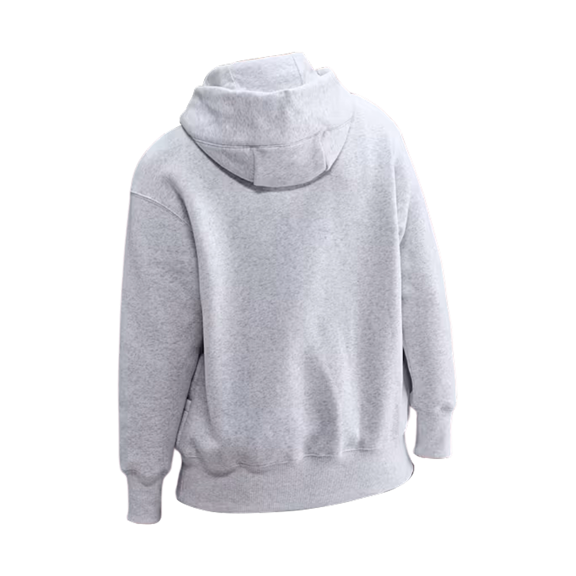 (W) 나이키 NSW 피닉스 플리스 오버사이즈 풀오버 후드 버치 헤더 블랙 - 아시아((W) Nike NSW Phoenix Fleece Oversized Pullover Hoodie Birch Heather Black - Asia) - 2