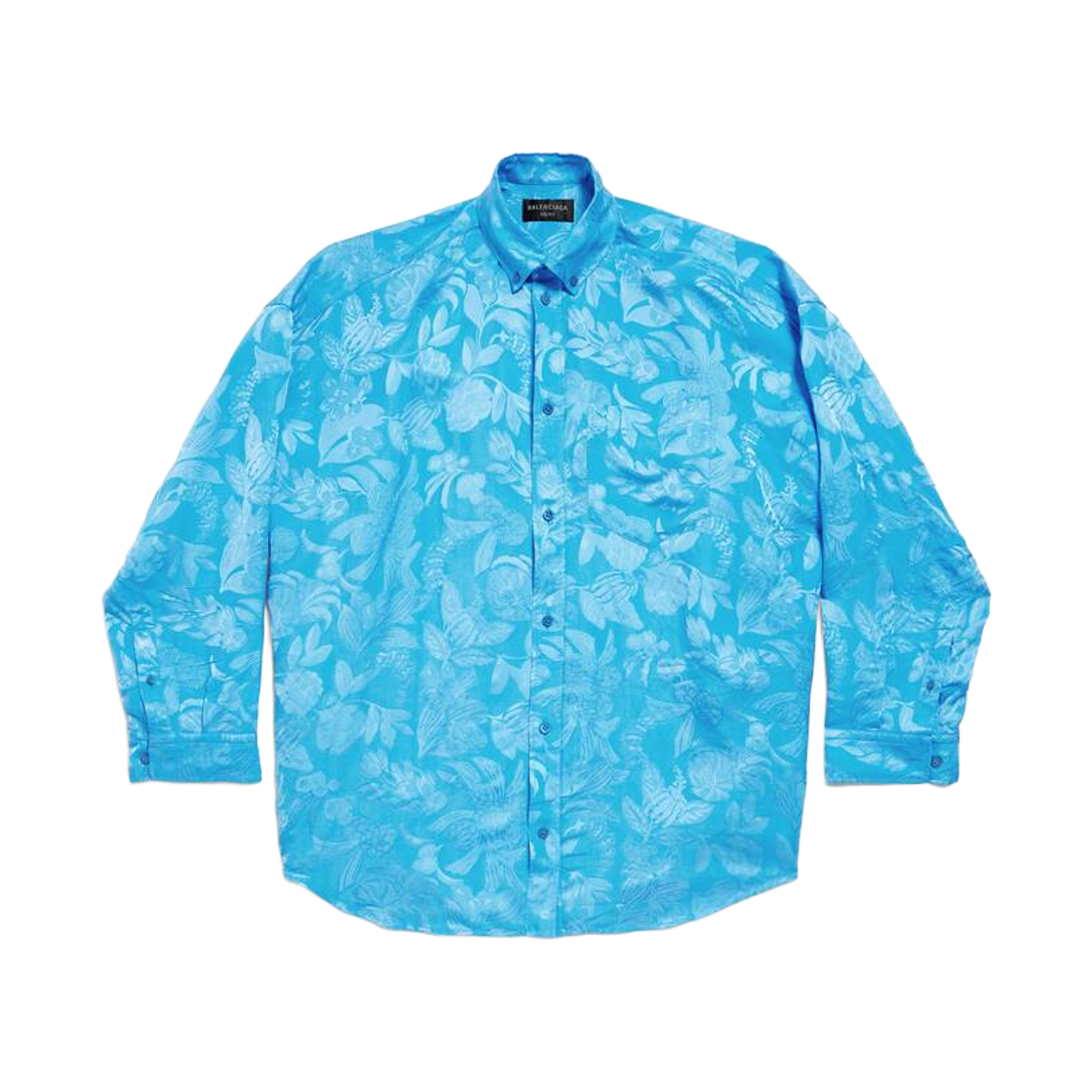 847151TSO234850 (W) Balenciaga Cocoon Shirt Sky Blue