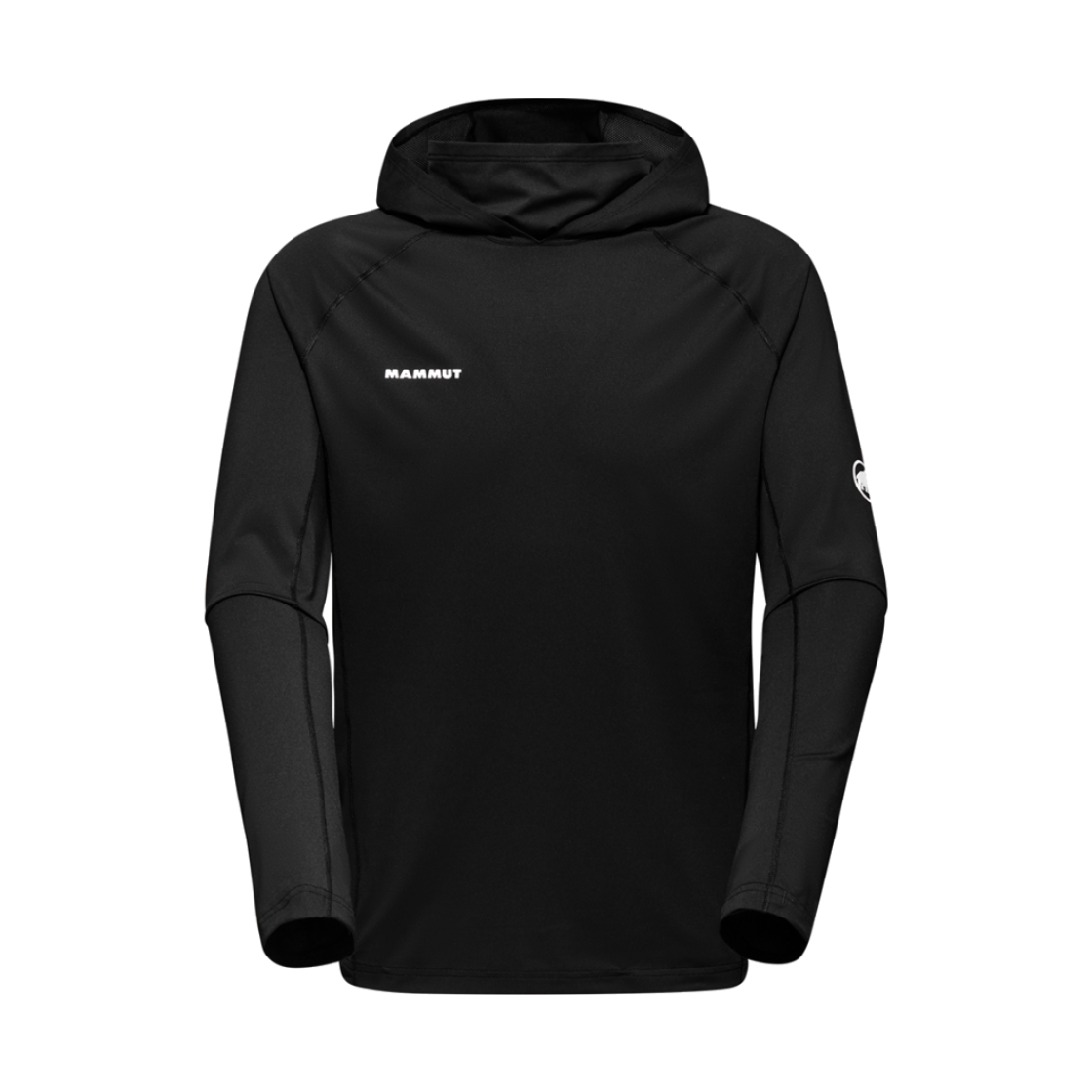 M11E6FH001 MAMMUT Selun FL Sun Hoody Men Black