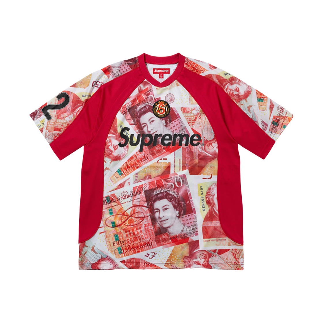 슈프림 파운즈 사커 저지 레드 - 25FW