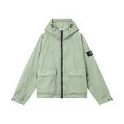 Stone Island 4100004 Membrana 3L TC Hooded Jacket with Water-Resistant Membrane Sage Green - 26SS