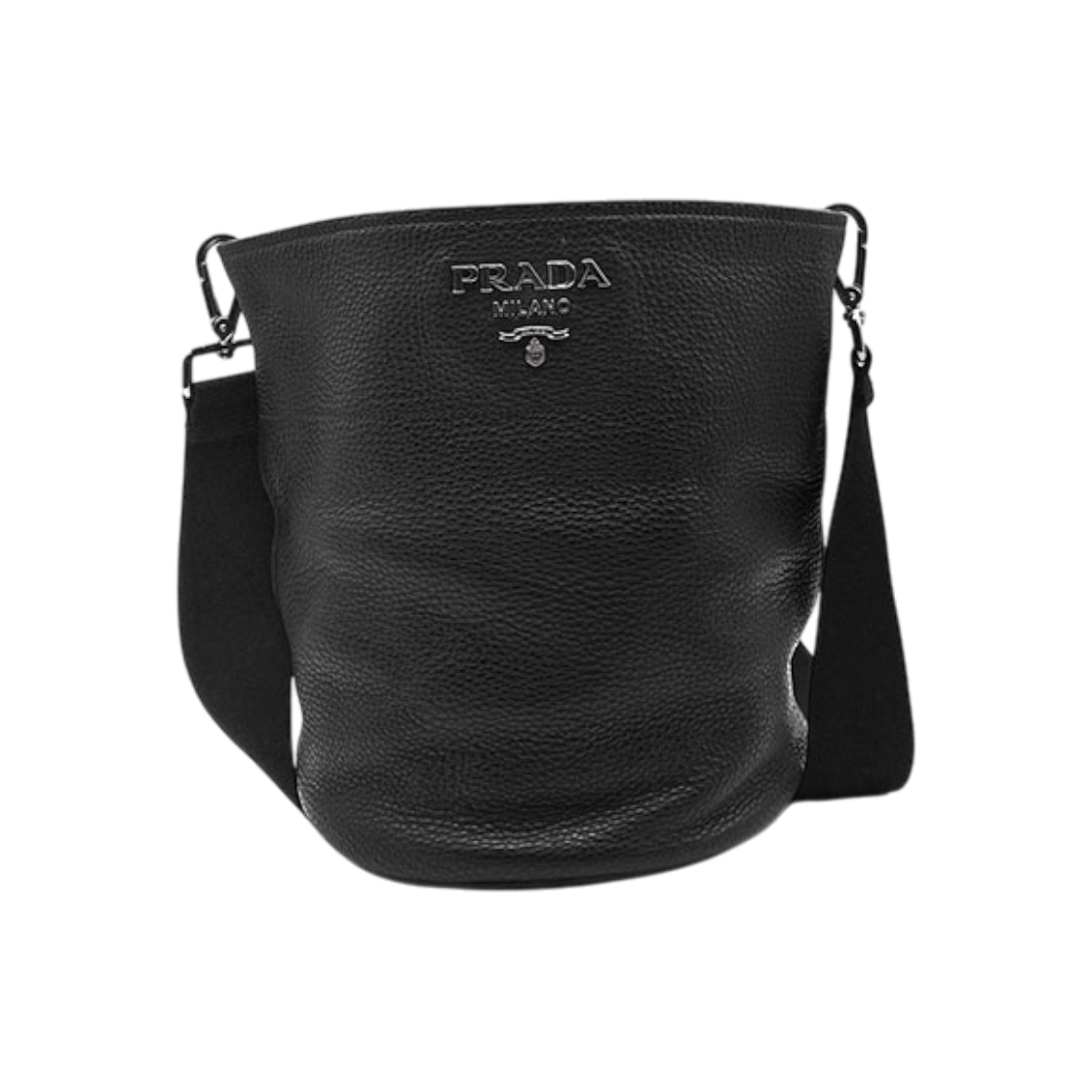 ITLHQN6JGH9O Prada Vitello Phoenix Small Bucket Bag (1BE012) L338202