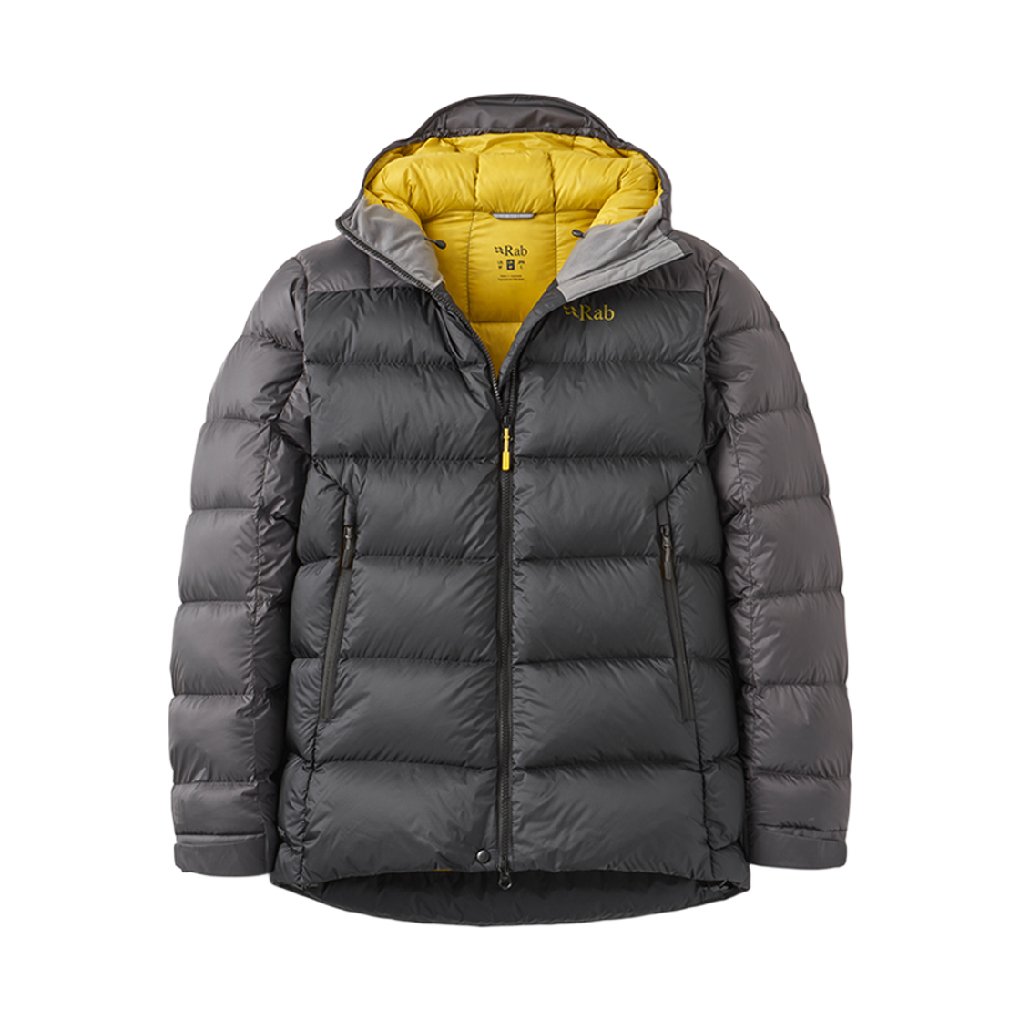 RABQDB850BGPSML Rab Neutrino Pro Hoody Black Graphene