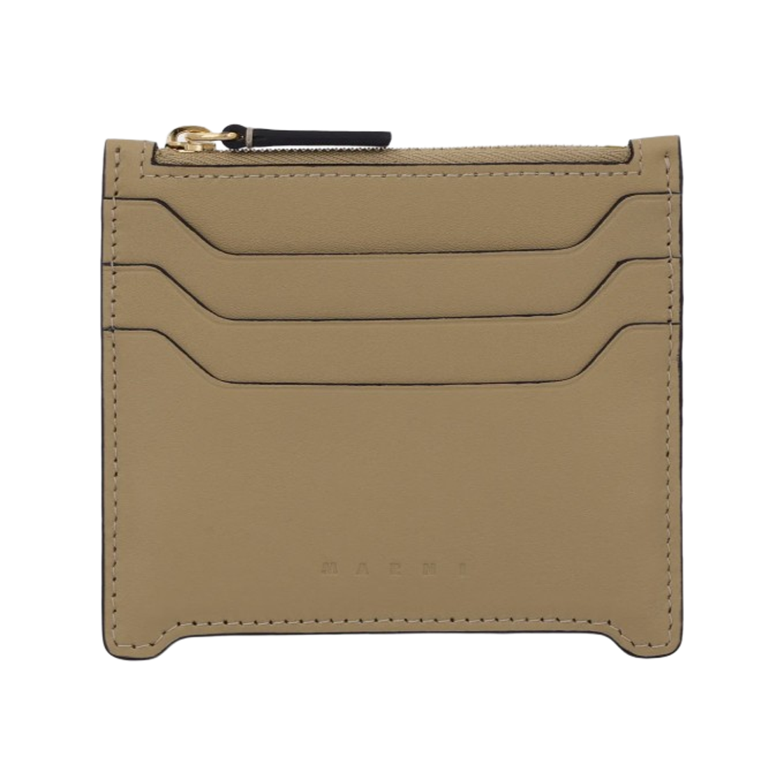 PFMO0112U0-P6948-00W60 Marni Leather Zip Card Holder Nomad