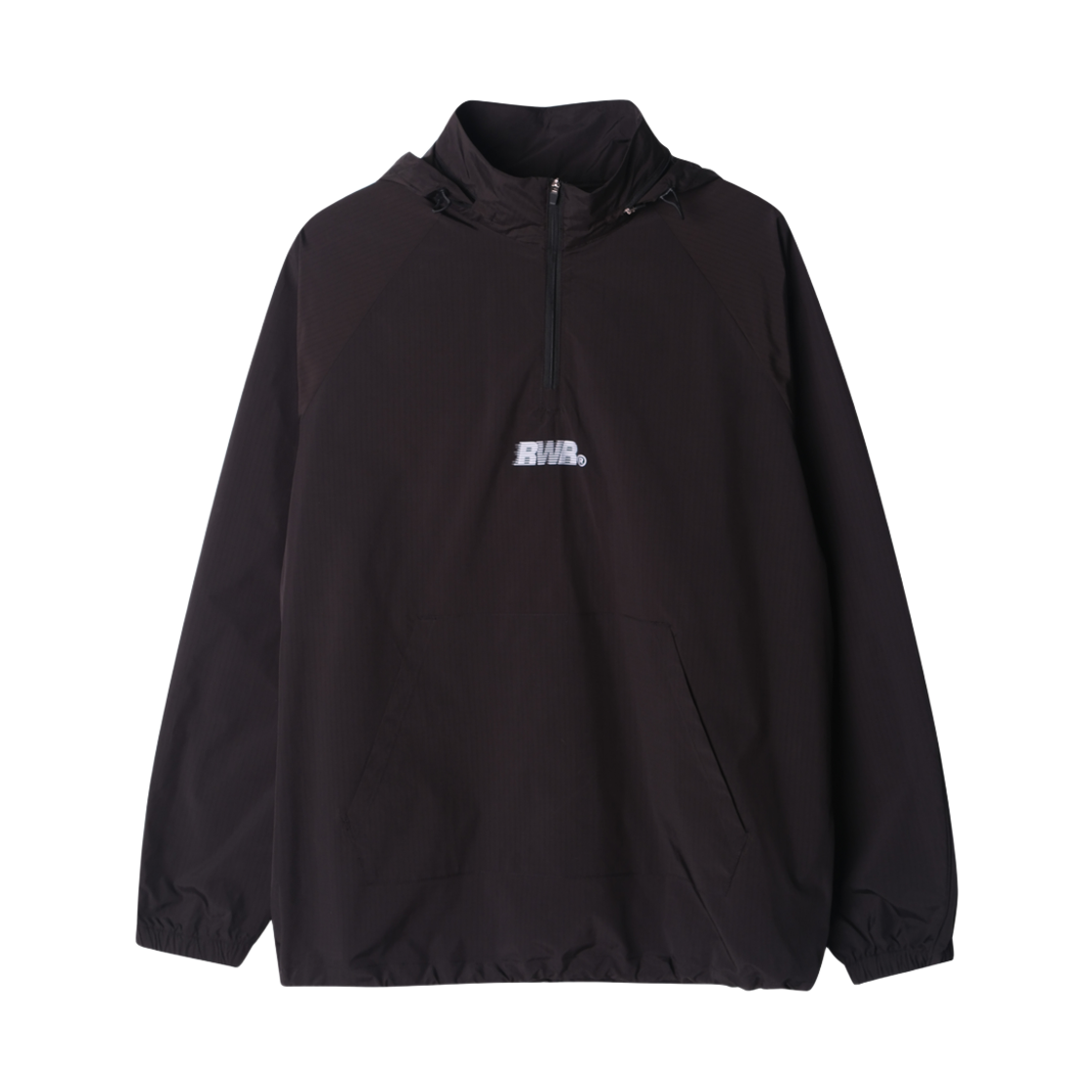 런위더 히든 후드 아노락 자켓 블랙(runwhither Hidden Hoodie Anorak Jacket Black)