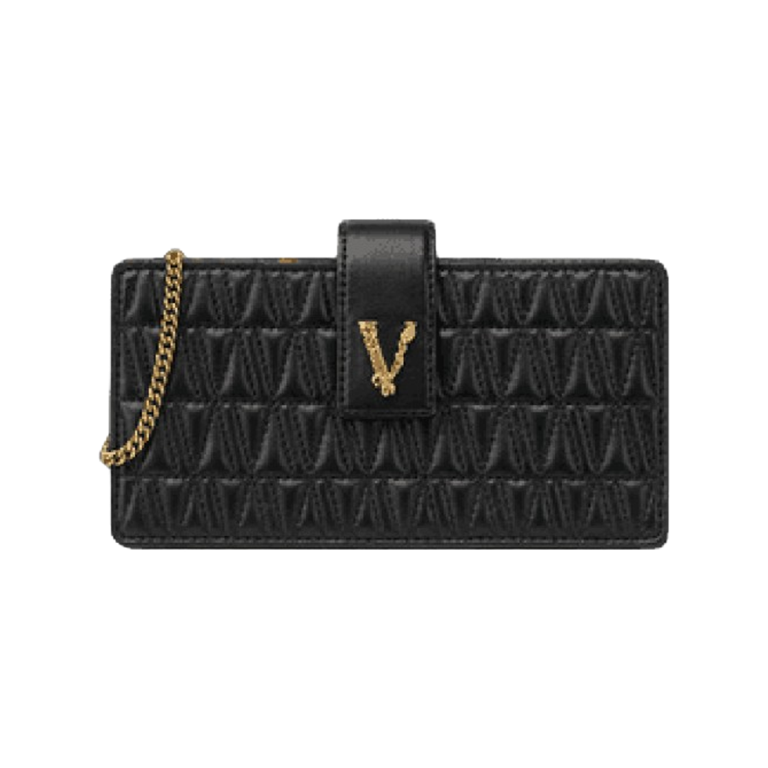 DP8H975V-DNATR2-DNMOV Versace Virtus Mini Crossbody Bag Black