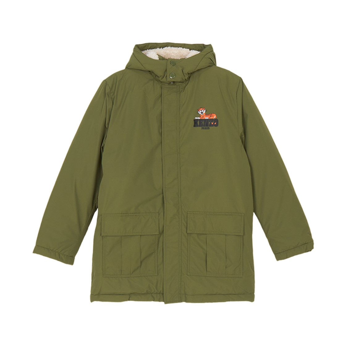 K61387-64T (Kids) Kenzo Padding Jumper Khaki