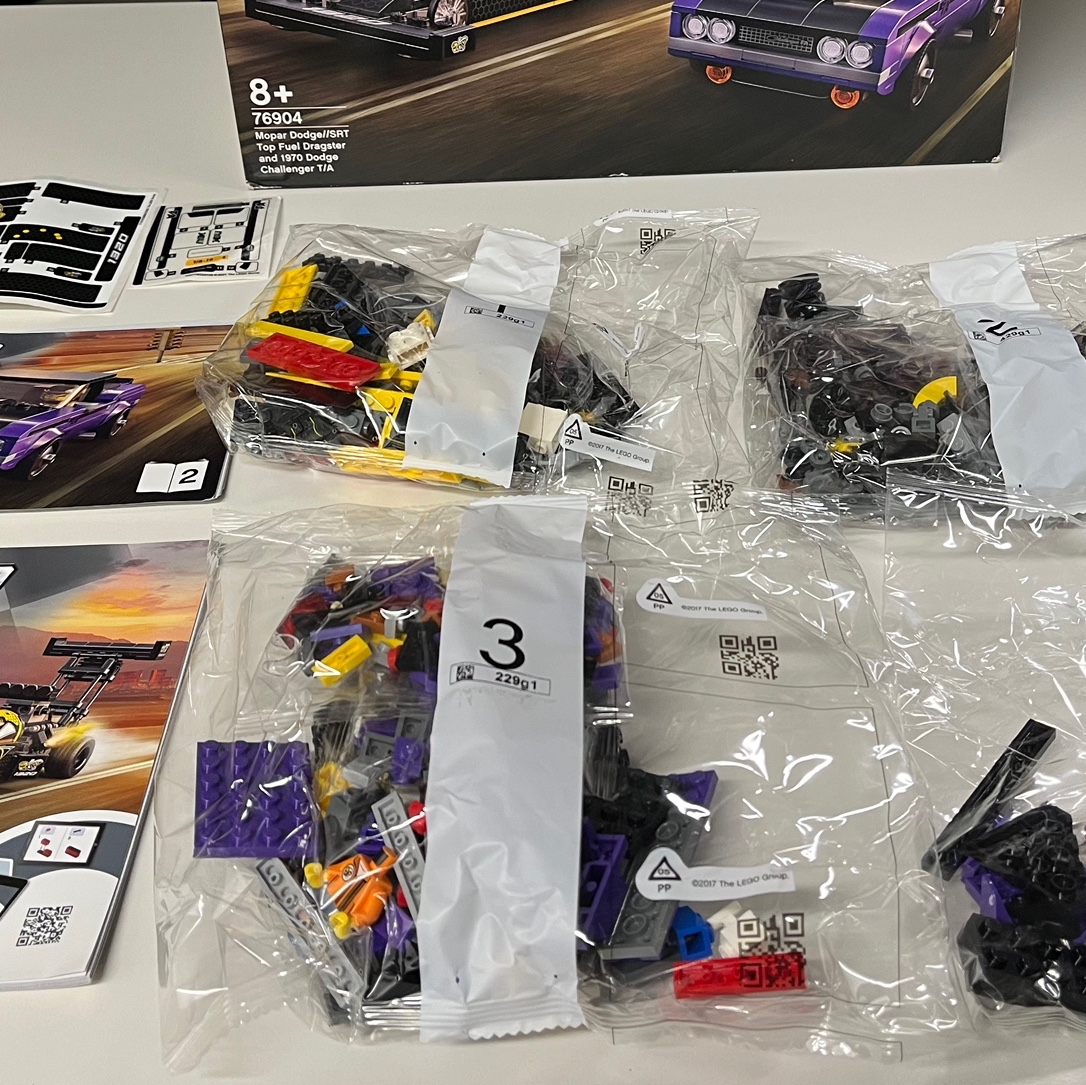 Lego Mopar Dodge//SRT Top Fuel Dragster and 1970 Dodge Challenger T/A 착용 스타일 - 4