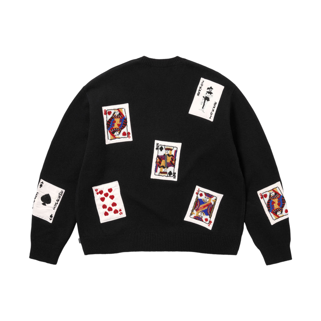 슈프림 비디드 카드 스웨터 블랙 - 25FW(Supreme Beaded Cards Sweater Black - 25FW) - 2