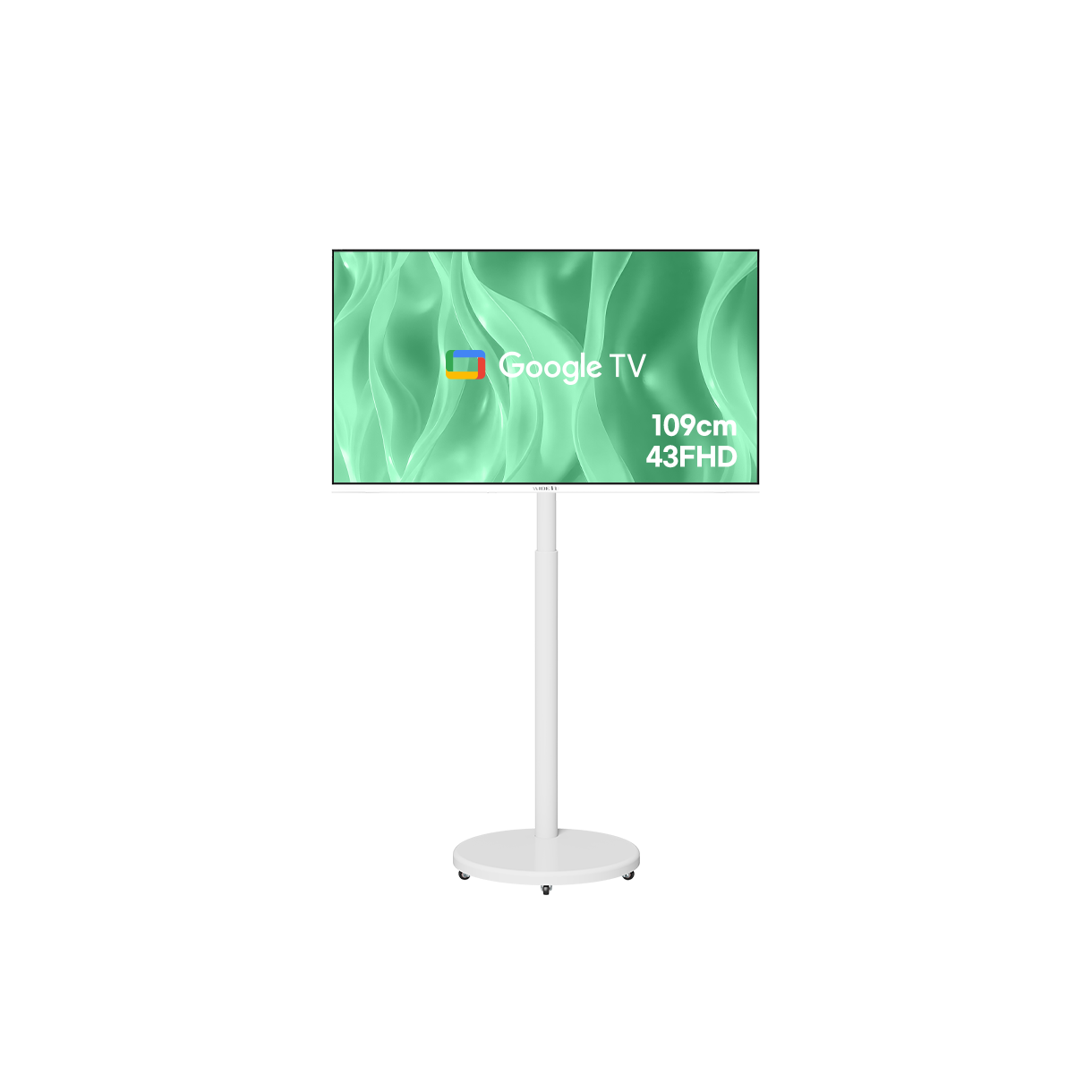 [15% 쿠폰] 와이드뷰 와이드무빙뷰 화이트에디션 삼탠바이미 V3 세트 109cm(43인치) FHD 스마트 이동식 TV([15% 쿠폰] WIDEVU WideMovingVu White Edition V3 Set 109cm (43in) FHD Smart Mobile TV)
