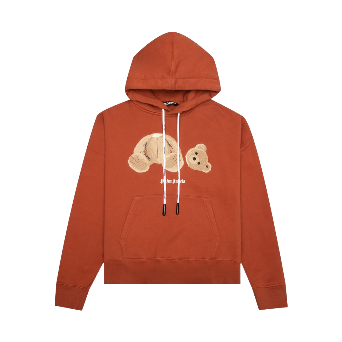 팜 엔젤스 베어 후드 브릭 레드 브라운(Palm Angels Bear Hoodie Brick Red Brown)