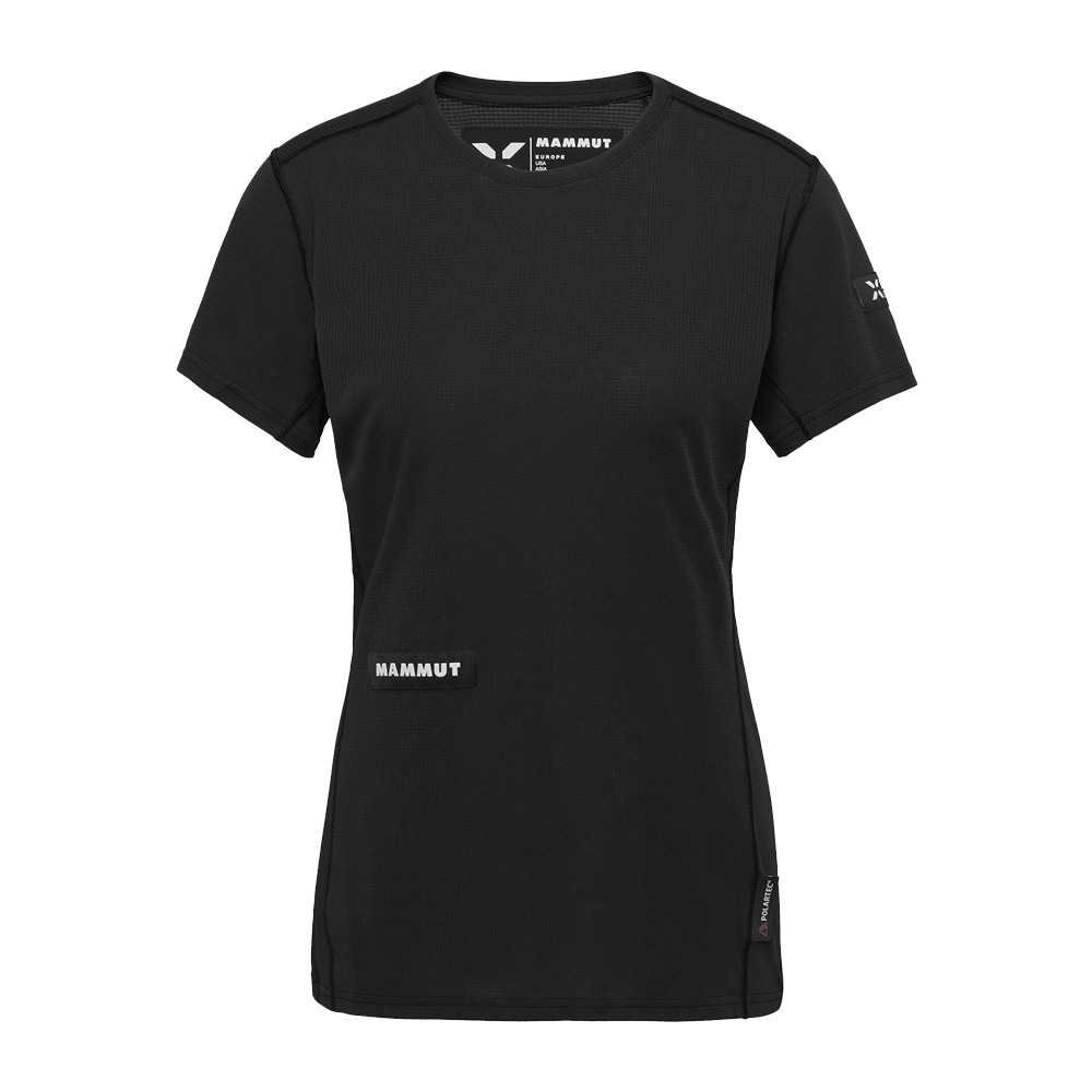 마무트 아이거 노드완드 퍼스트 레이서 티셔츠 우먼 블랙(MAMMUT Eiger Nordwand FL T-Shirt Women Black)
