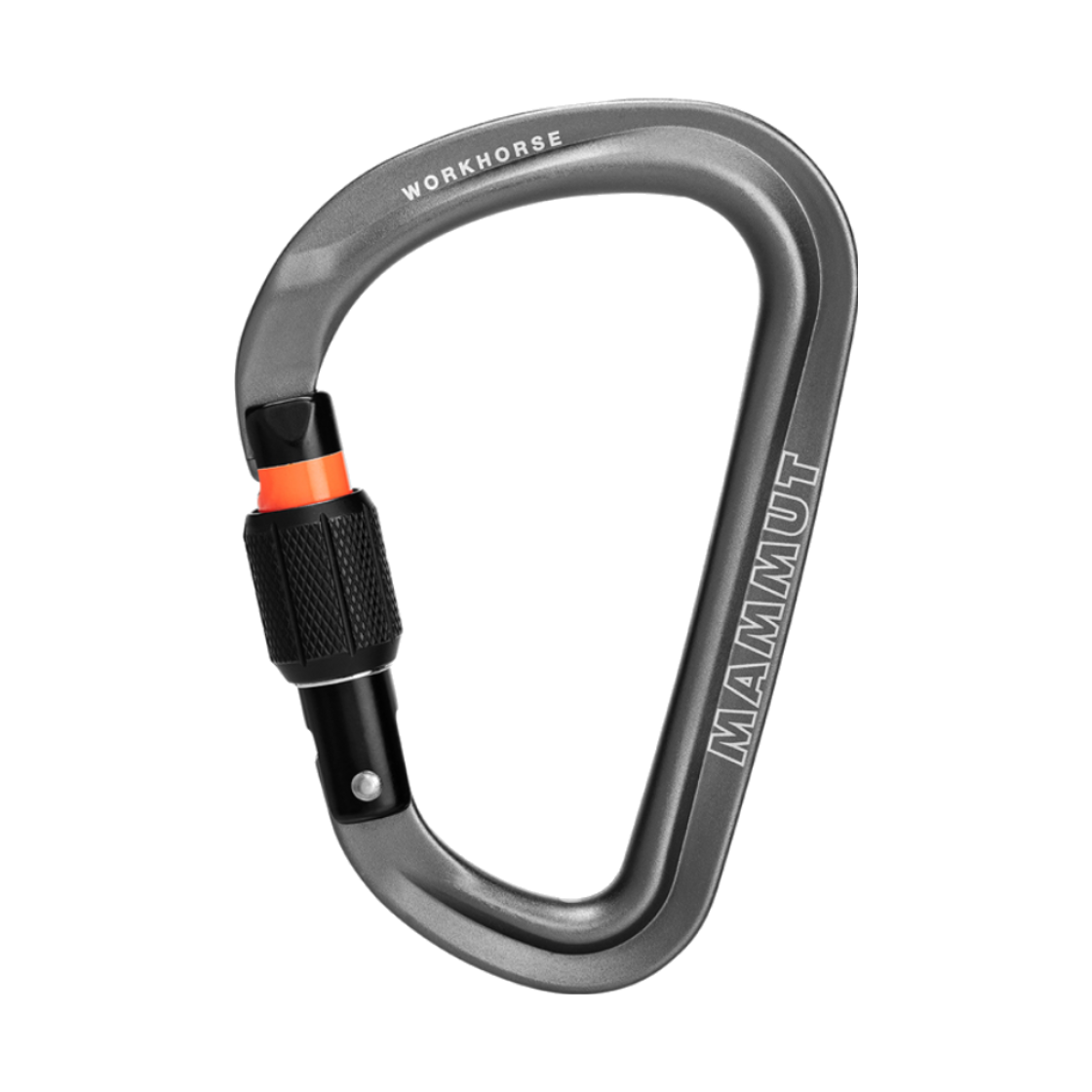 M31E6AC011 MAMMUT Workhorse HMS Screwgate Carabiner Grey