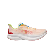 Hoka Mach 6 White Solar Flare - Wide