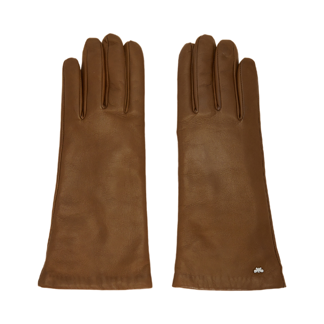 SENAPESHORT-002 (W) Weekend Max Mara Leather Gloves Brown