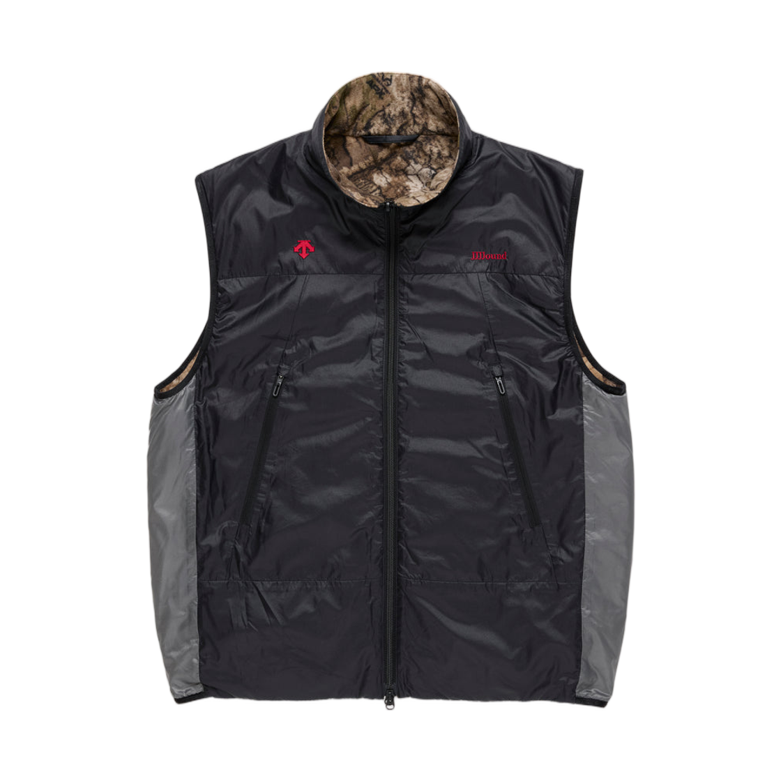 데상트 얼터레인 x JJJ자운드 리버시블 베스트 블랙 차콜(Descente Allterrain x JJJJound Reversible Vest Black Charcoal)