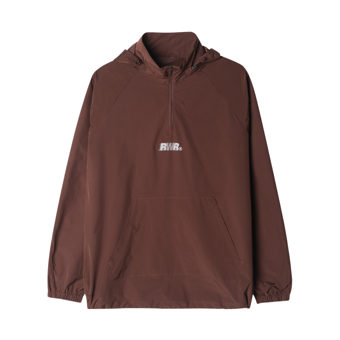 런위더 히든 후드 아노락 자켓 브라운(runwhither Hidden Hoodie Anorak Jacket Brown)