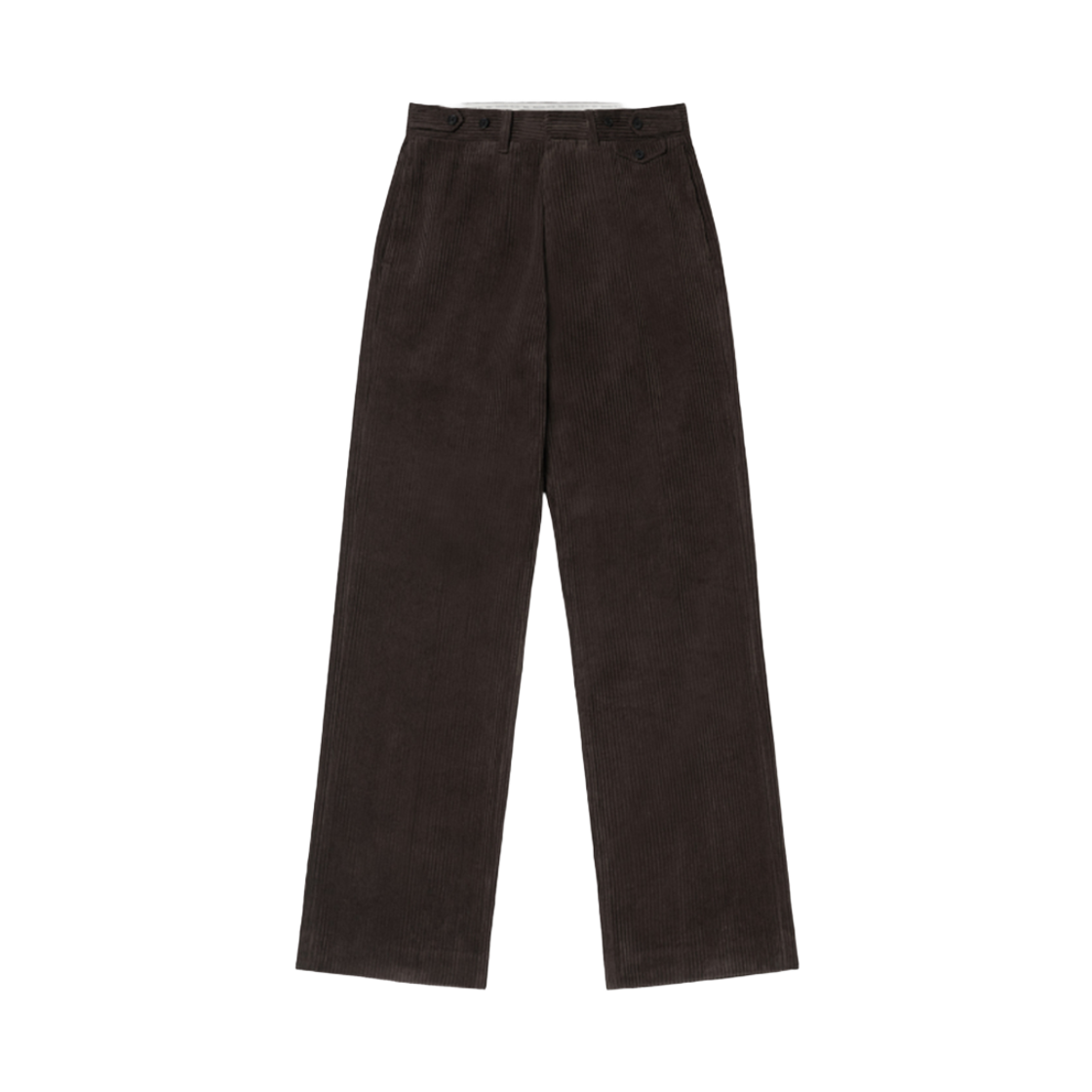 에스티유 웨이스트 스트랩 팬츠 인 다크 브라운(STU Waist Strap Pants In Dark Brown)
