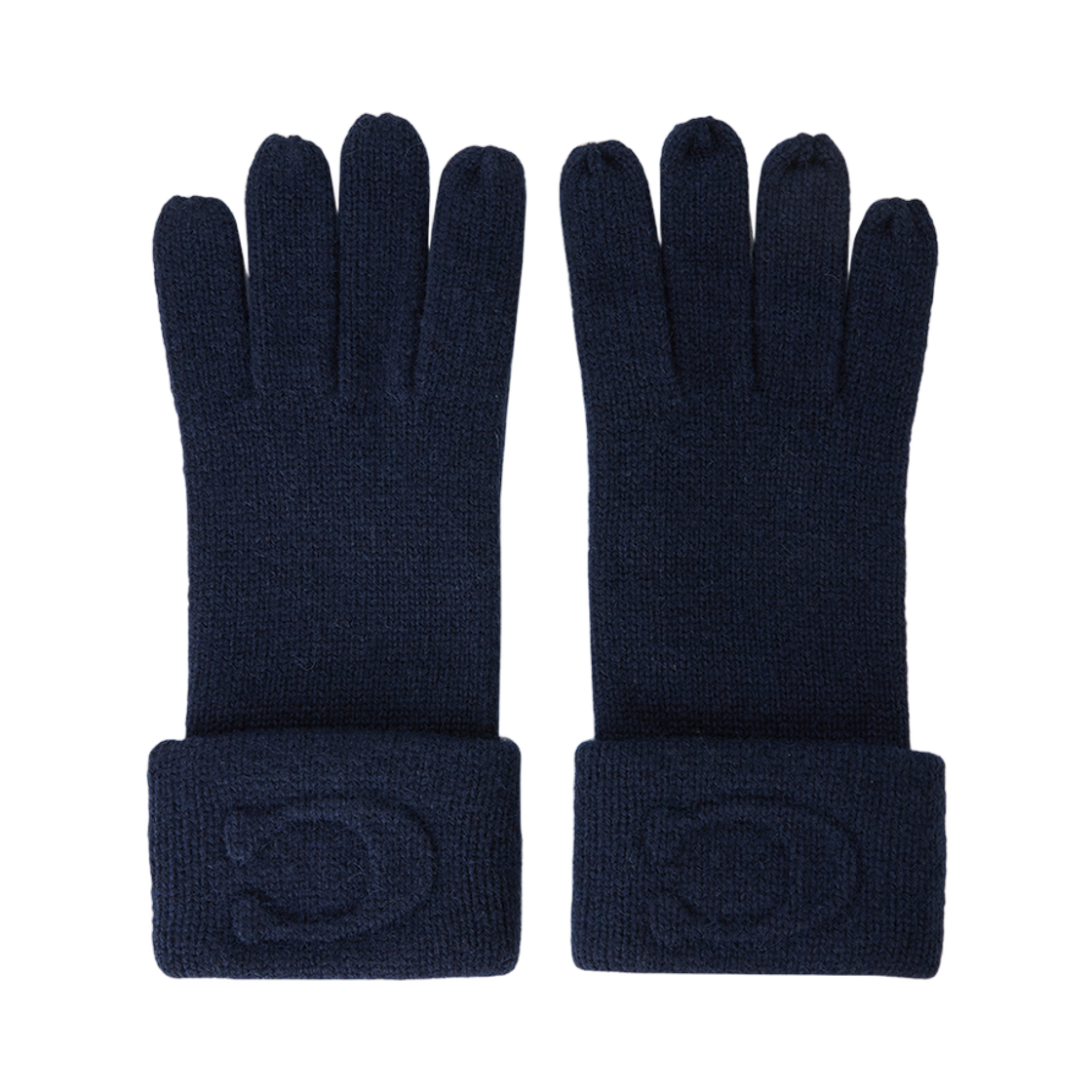 (W) 코치 글러브 네이비((W) Coach Gloves Navy)