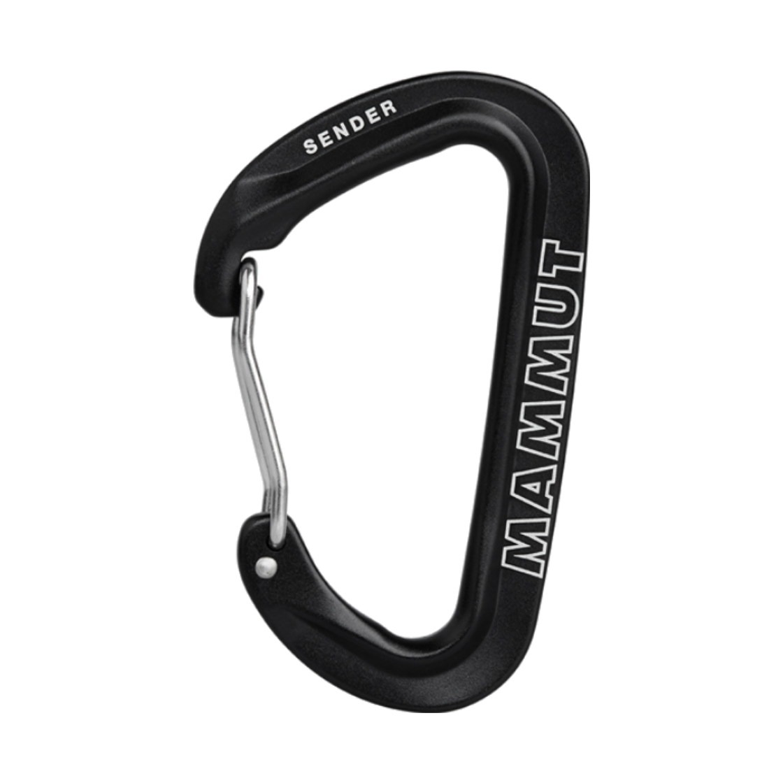 M31E6AC008 MAMMUT Sender Wire Carabiner Black