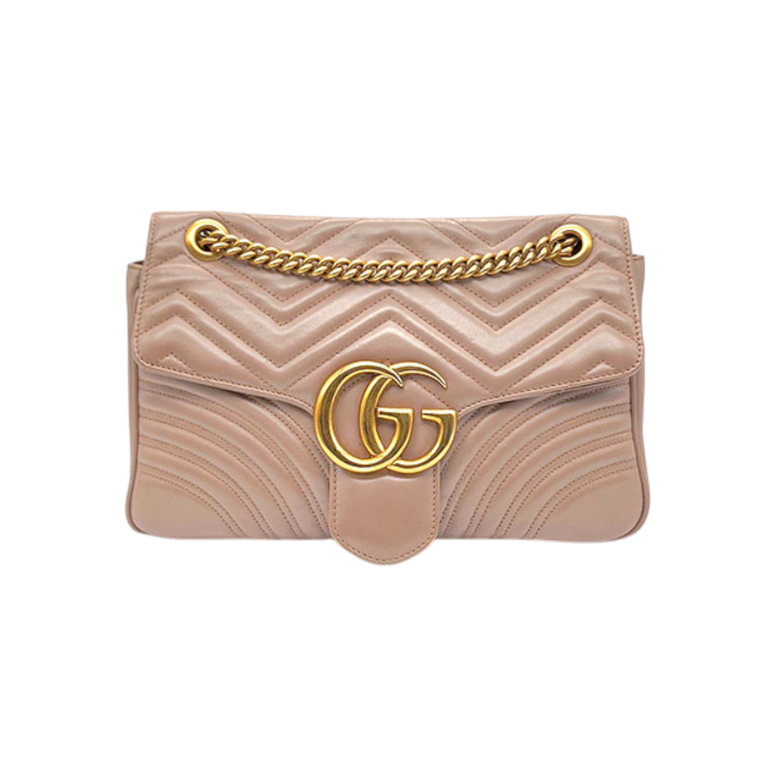 IT84T3DJONQT Gucci Marmont Matelasse Medium Shoulder Bag (443496) L282574