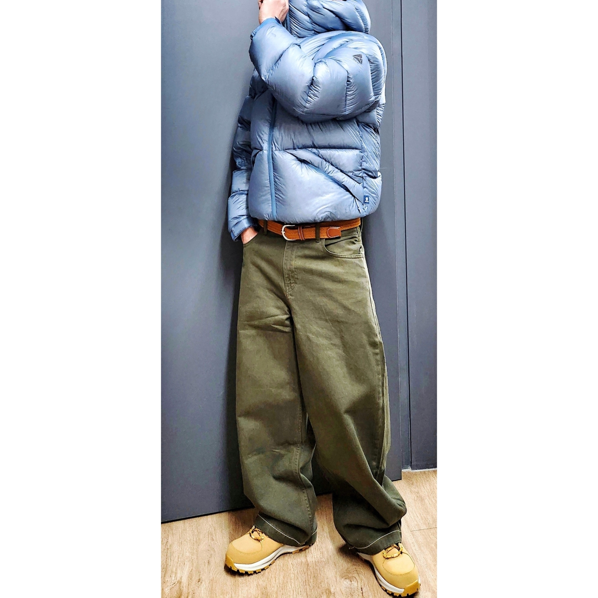 Black Yak Climbing Stone Master Down Jacket Urban Blue, Nike Manoa Leather Haystack 착용 스타일 - 1