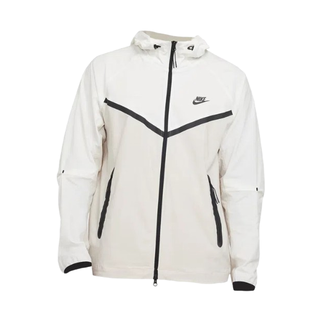 HM7151-104 Nike Tech Windrunner Woven Full Zip Jacket Light Orewood Brown Sail - US/EU