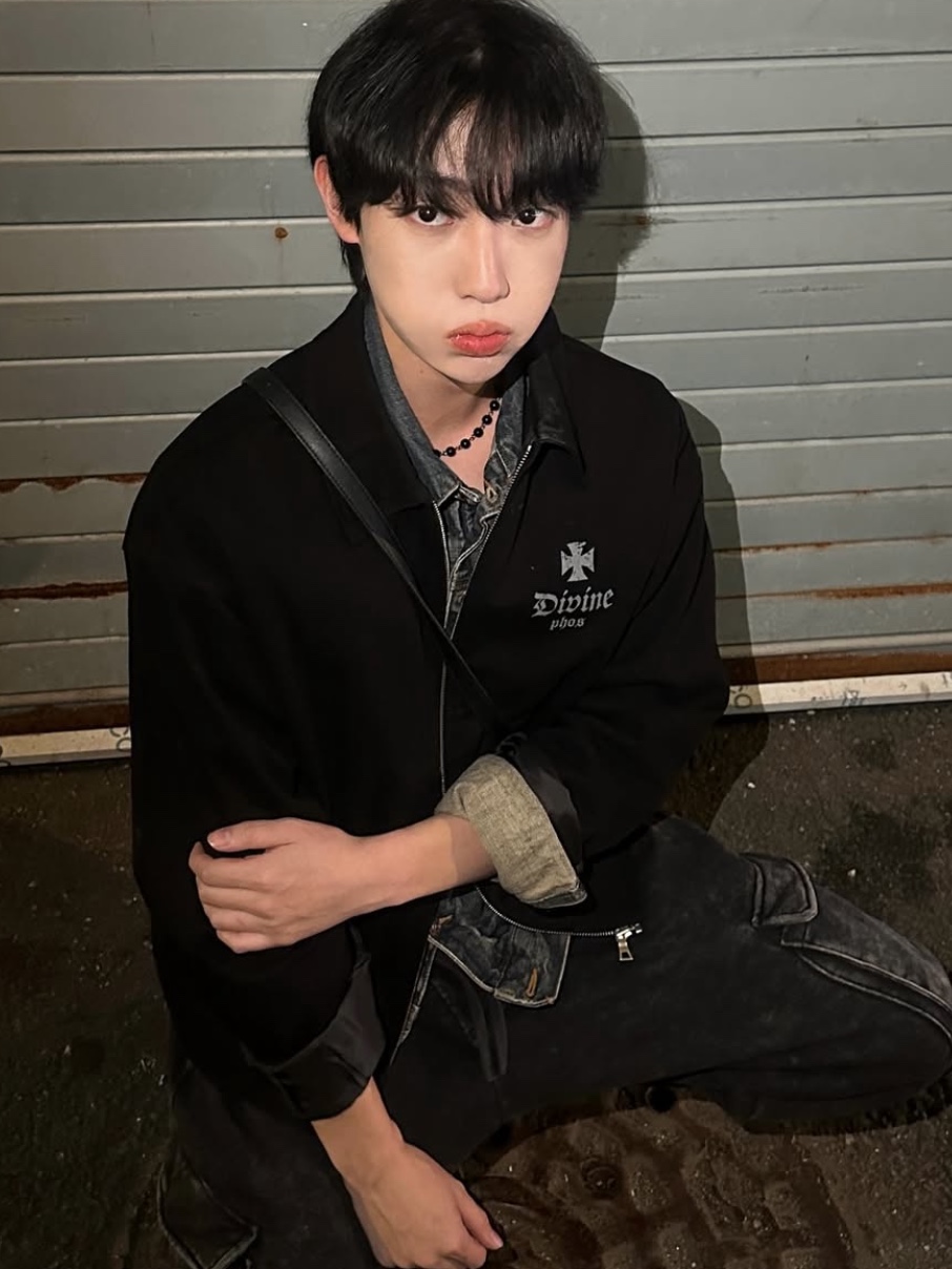PHOS333 PHOS Trucker Jacket 착용 스타일 - 2