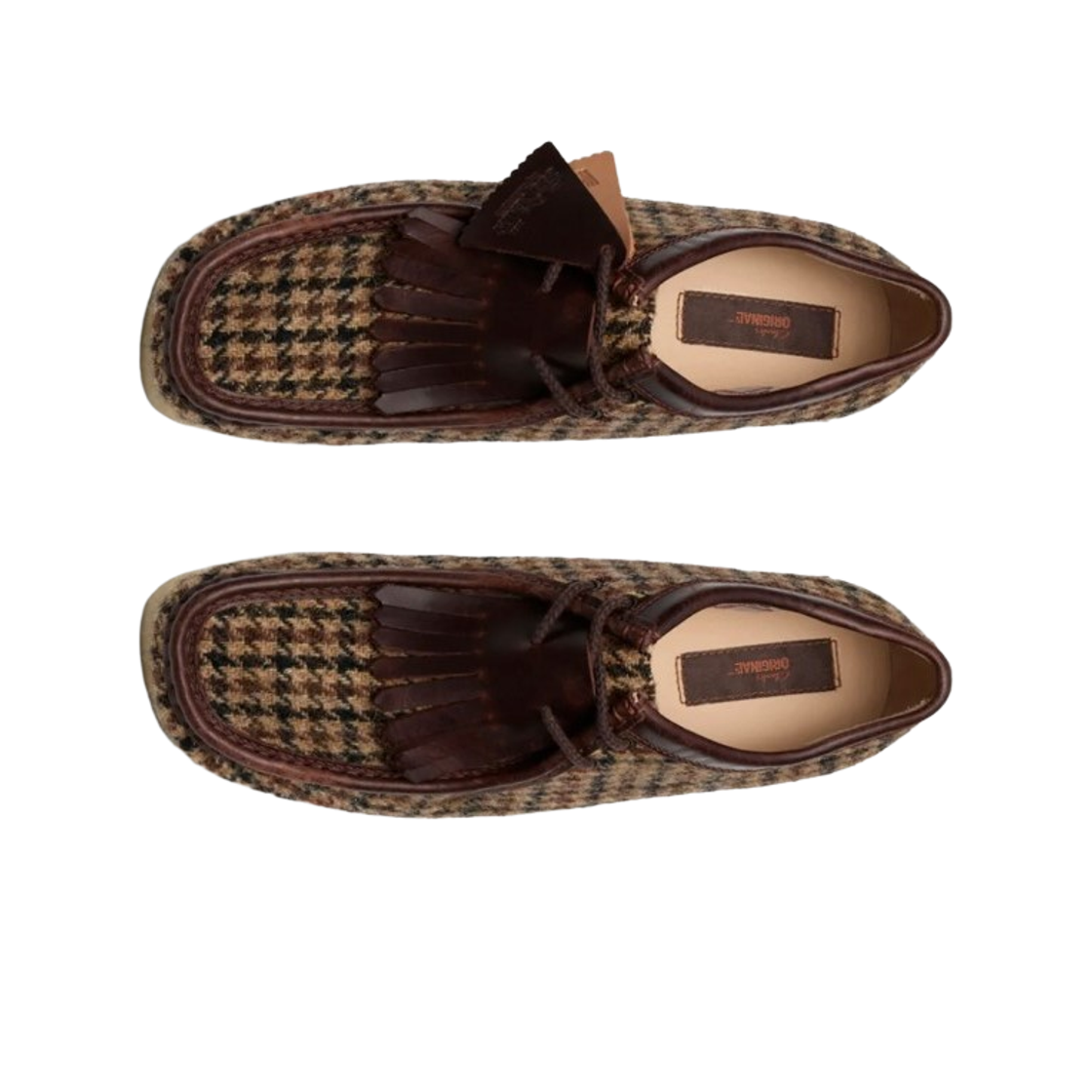 클락스 왈라비 해리스 트위드 브라운 콤비네이션(Clarks Wallabee Harris Tweed Brown Combination) - 2