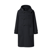Uniqlo +J Wool OverSized Duffle Coat Black