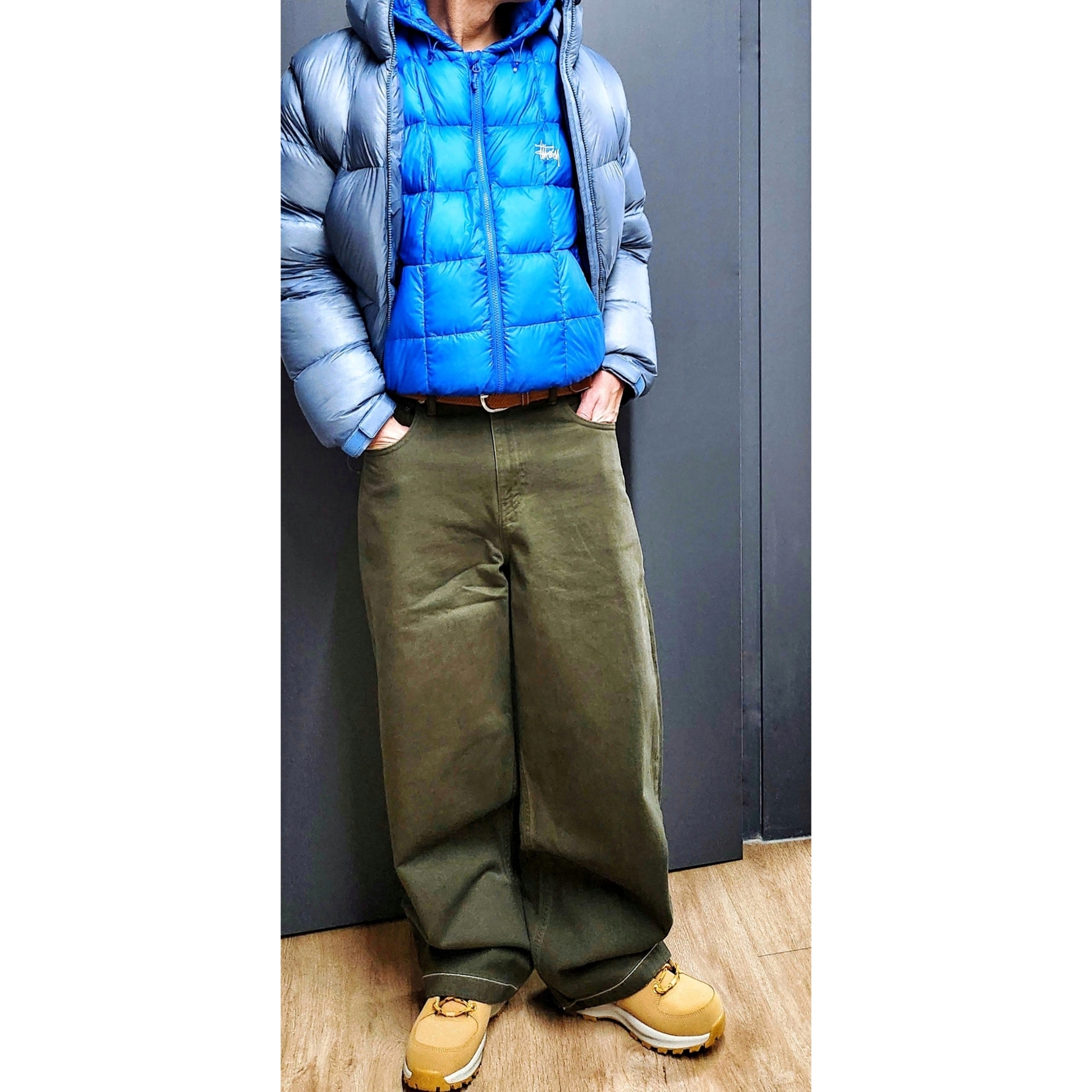 Black Yak Climbing Stone Master Down Jacket Urban Blue, Nike Manoa Leather Haystack 착용 스타일 - 7