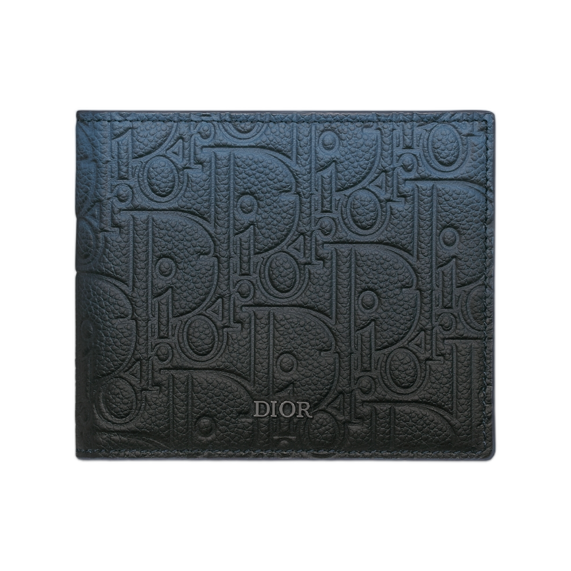 2ESBH027DLF-H537 Dior Bi Fold Wallet Gradient Dior Gravity Leather Blue Black