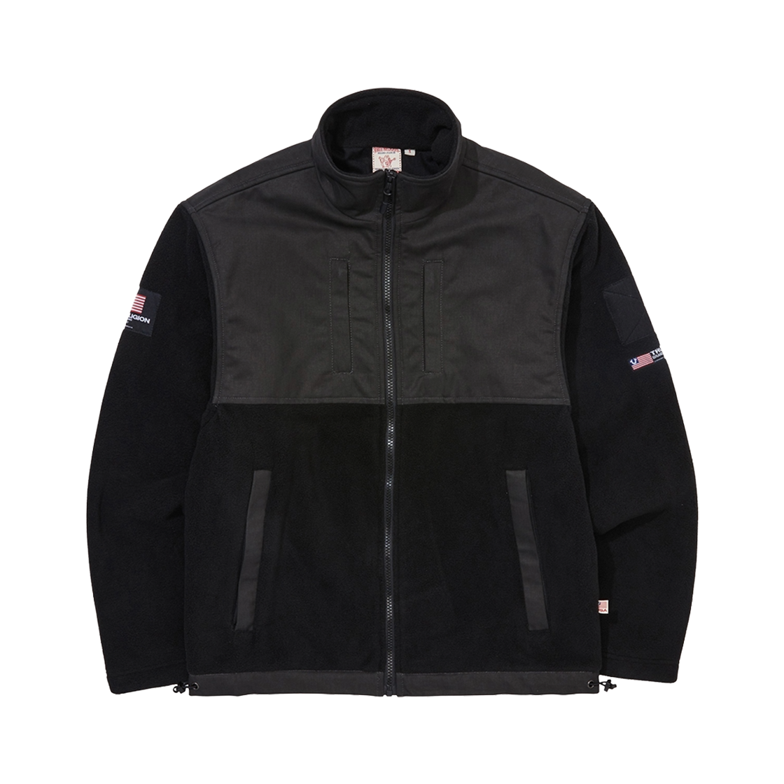 트루릴리젼 SOF 블록 플리스 자켓_블랙(True Religion SOF Block Fleece Jacket_Black)