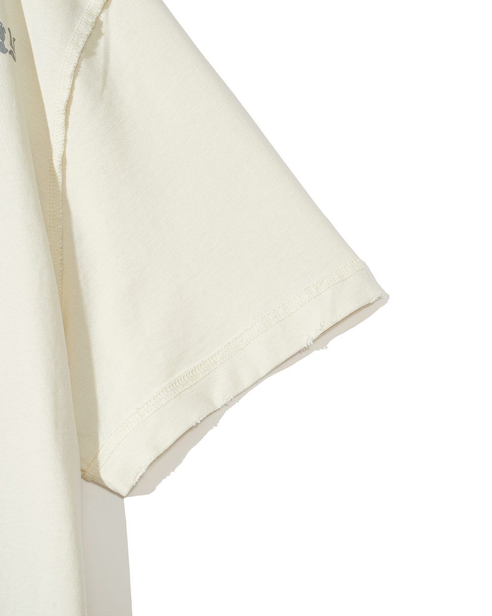 선데이세레머니 프린티드 데미지 티 - 라이트 베이지(Sunday Ceremony Printed Damage Tee - Light Beige) - 5