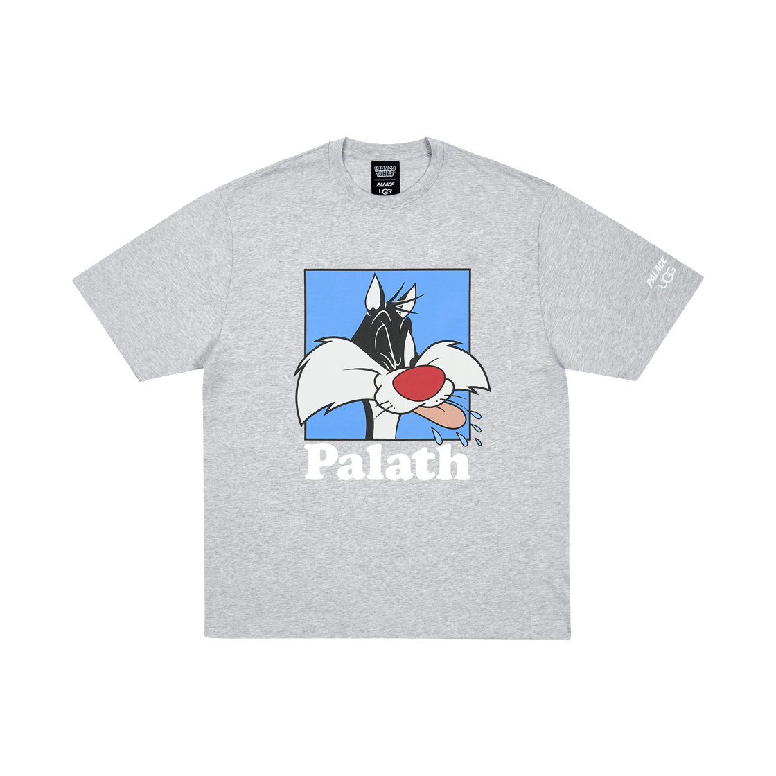 팔라스 x 어그 x 루니 툰 티셔츠 그레이 말 - 25FW(Palace x UGG x Looney Tunes T-Shirt Grey Marl - 25FW)