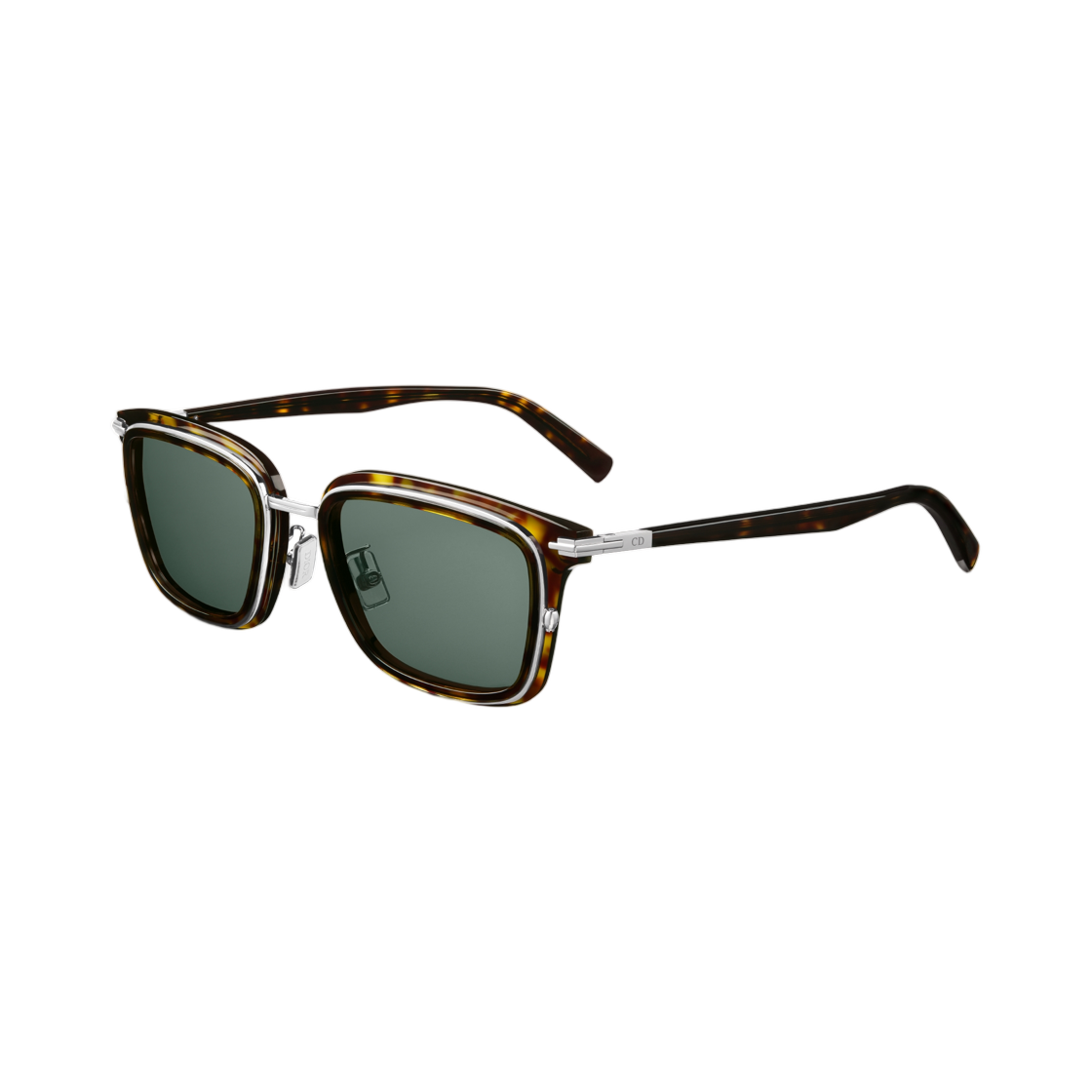 디올 디올블랙수트 S18F 선글라스 톨토이즈쉘 이펙트 렉탱귤러 브라운(Dior Diorblacksuit S18F Sunglasses Tortoiseshell Effect Rectangular Brown) - 2