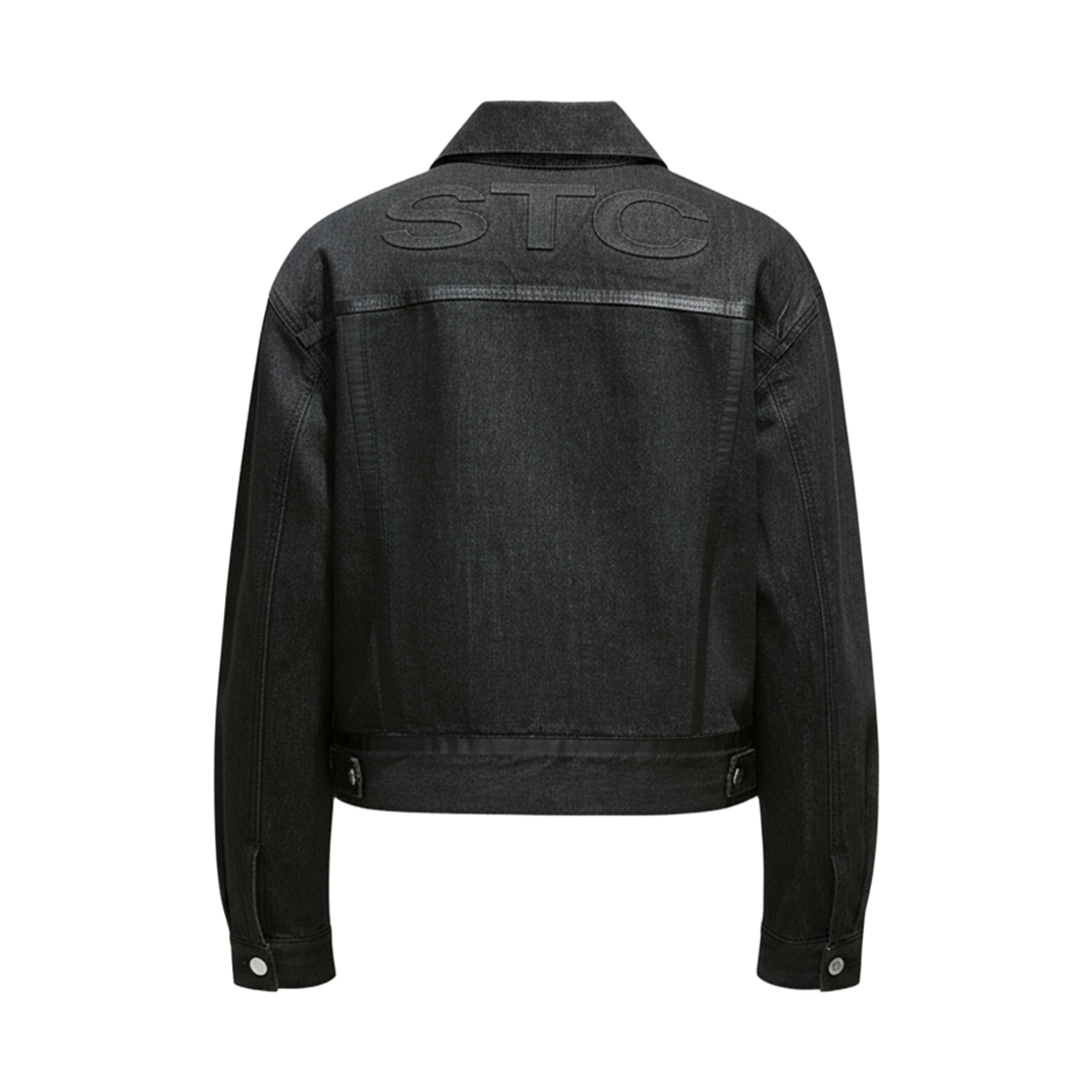 ST-25FW-WT-BK-20 STEEPC Redline*Selvage Heat Logo Denim Jacket
