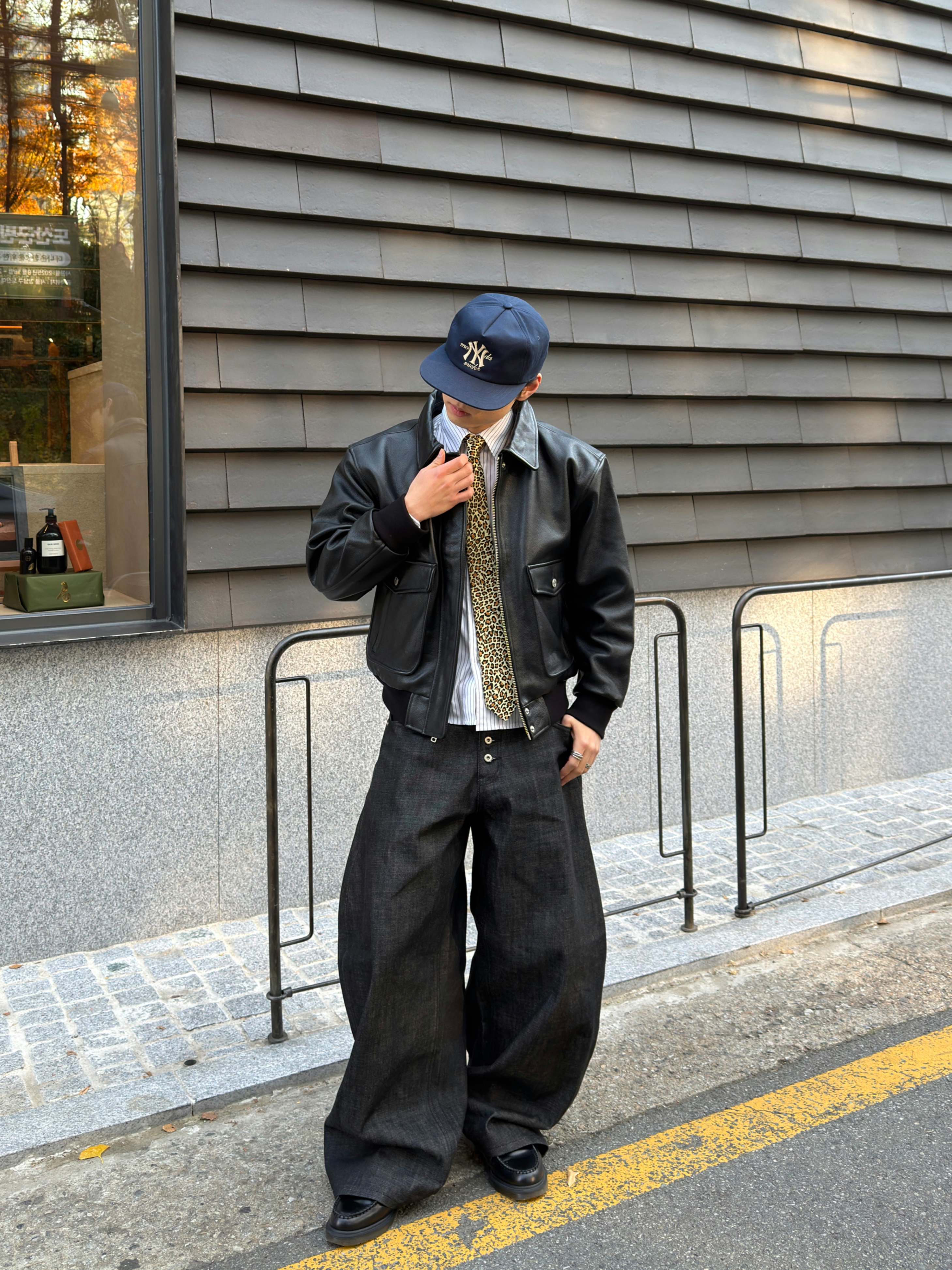 스투시 자카드 레오파드 타이 탠 레오파드 | Stussy | KREAM