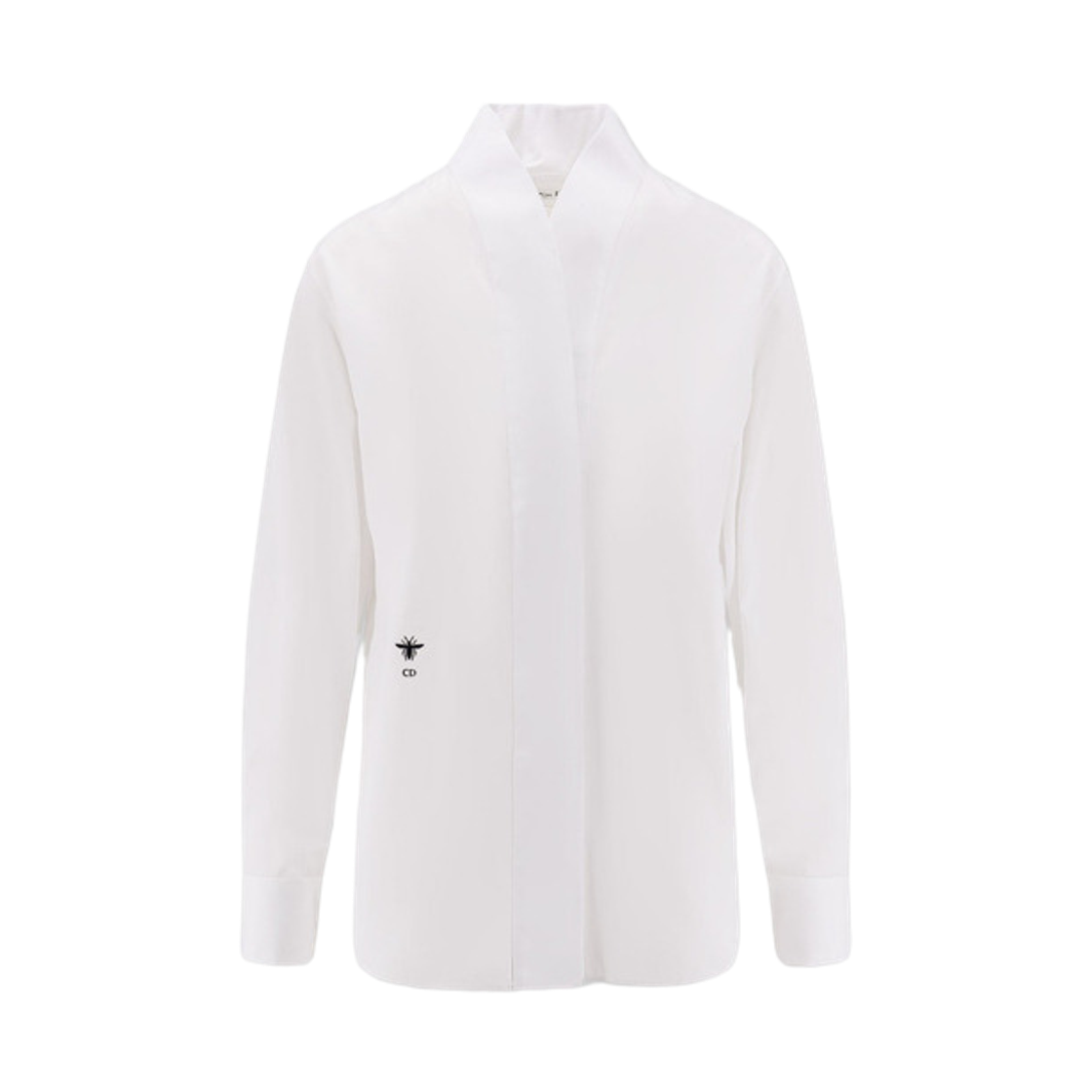541B57A3356-0100 (W) Dior Cotton Poplin Blouse White