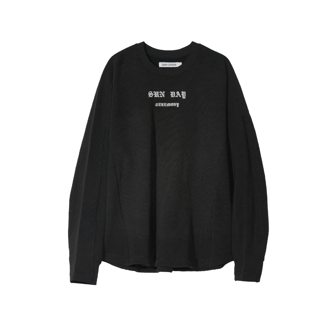 선데이세레머니 페이드 롱 슬리브티 - 블랙(Sunday Ceremony Fade Long Sleeve Tee - Black)