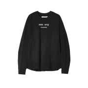Sunday Ceremony Fade Long Sleeve Tee - Black
