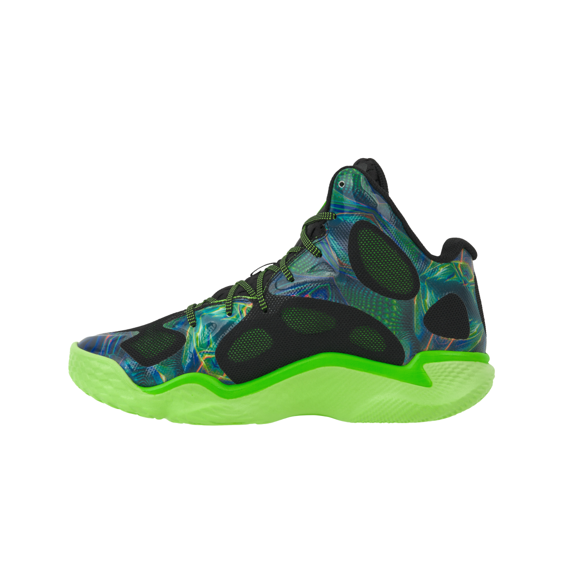 언더아머 커리 스폰 플로트로 엑스트러터레스트리얼 하이퍼 그린 블랙(Under Armour Curry Spawn FloTro Extraterrestrial Hyper Green Black) - 3
