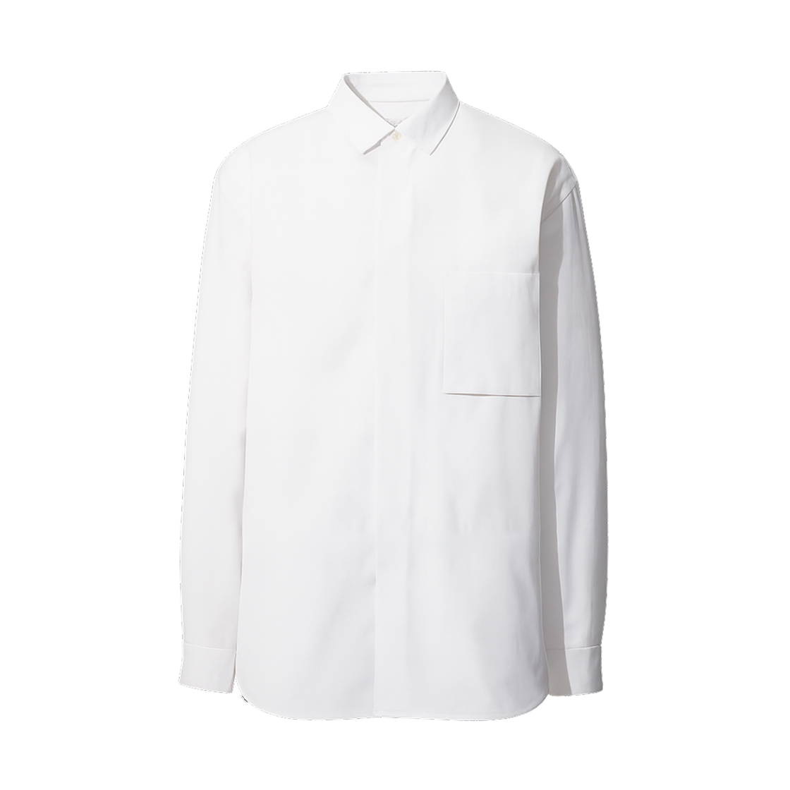 유니클로 C 브로드 오버사이즈 셔츠 화이트