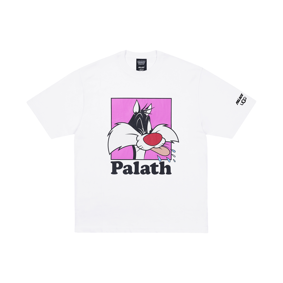 팔라스 x 어그 x 루니 툰 티셔츠 화이트 - 25FW(Palace x UGG x Looney Tunes T-Shirt White - 25FW)