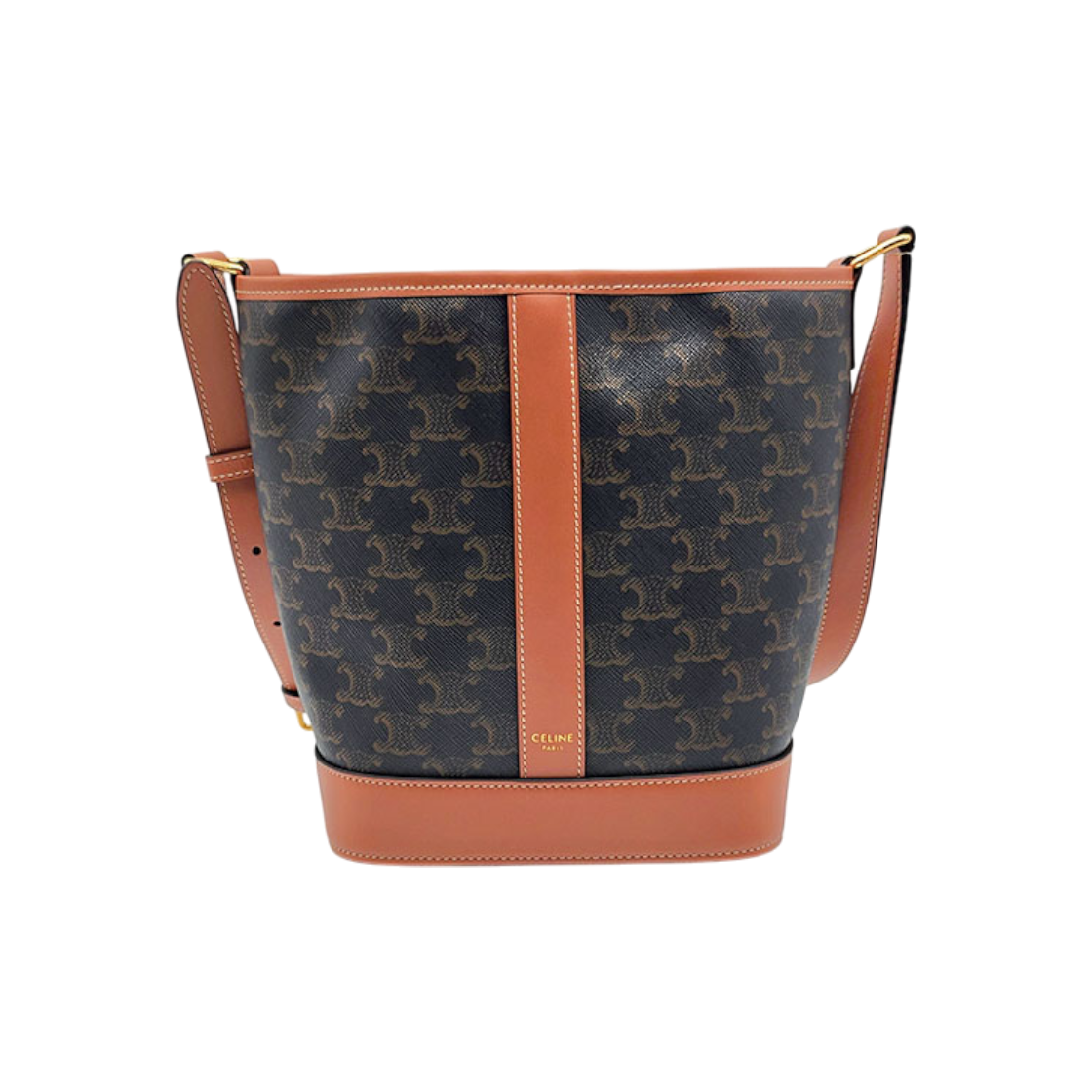 ITKBV3WLFOCK Celine Triumph Small Bucket Bag L719585