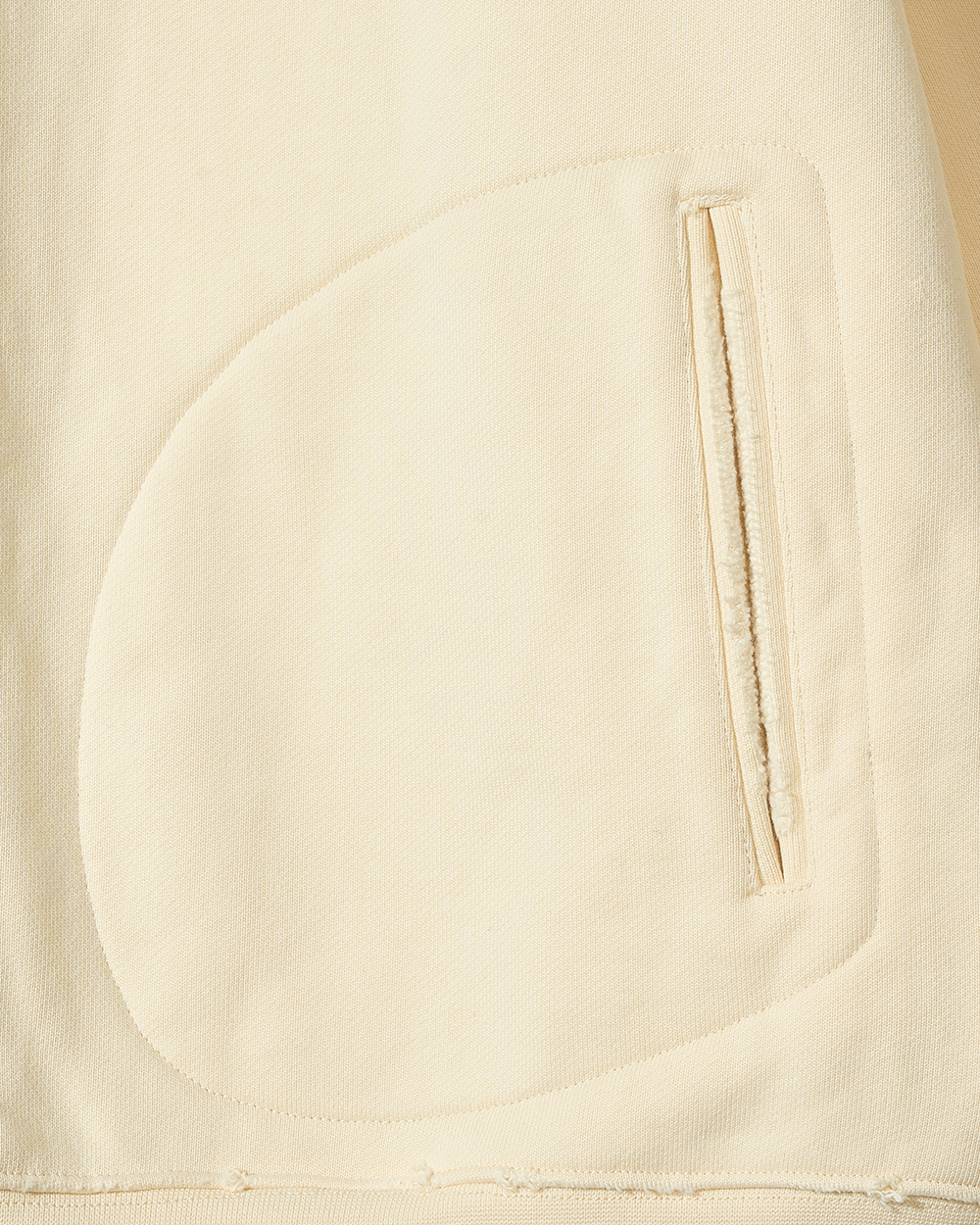 선데이세레머니 베이직 스웻 봄버 자켓 - 아이보리(Sunday Ceremony Basic Sweat Bomber Jacket - Ivory) - 4