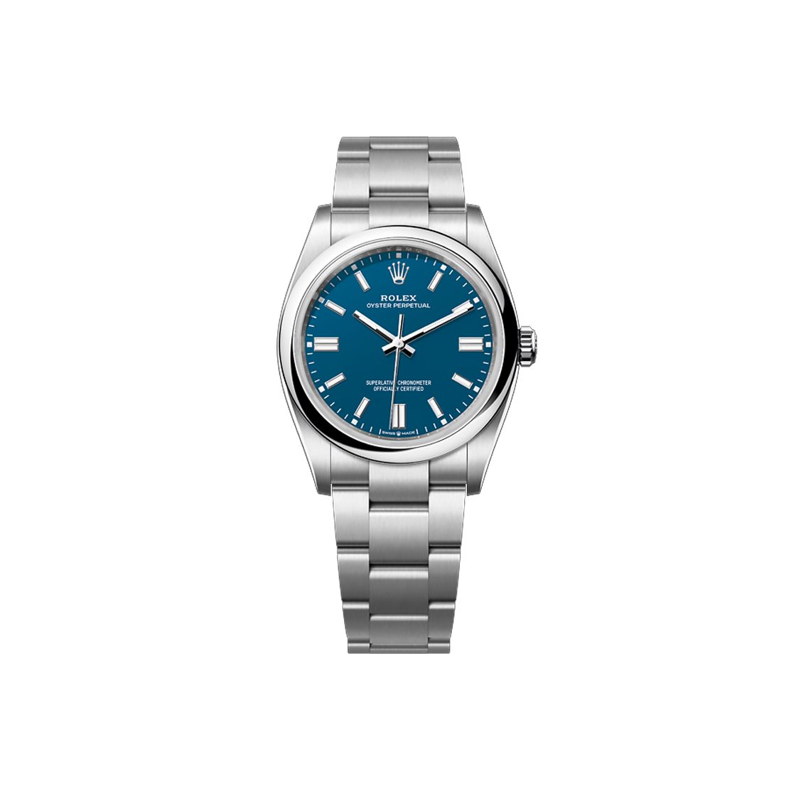 ITU7IV68UINO Rolex Oyster Perpetual 36 - Med Blue Bar Oyster No. 6988