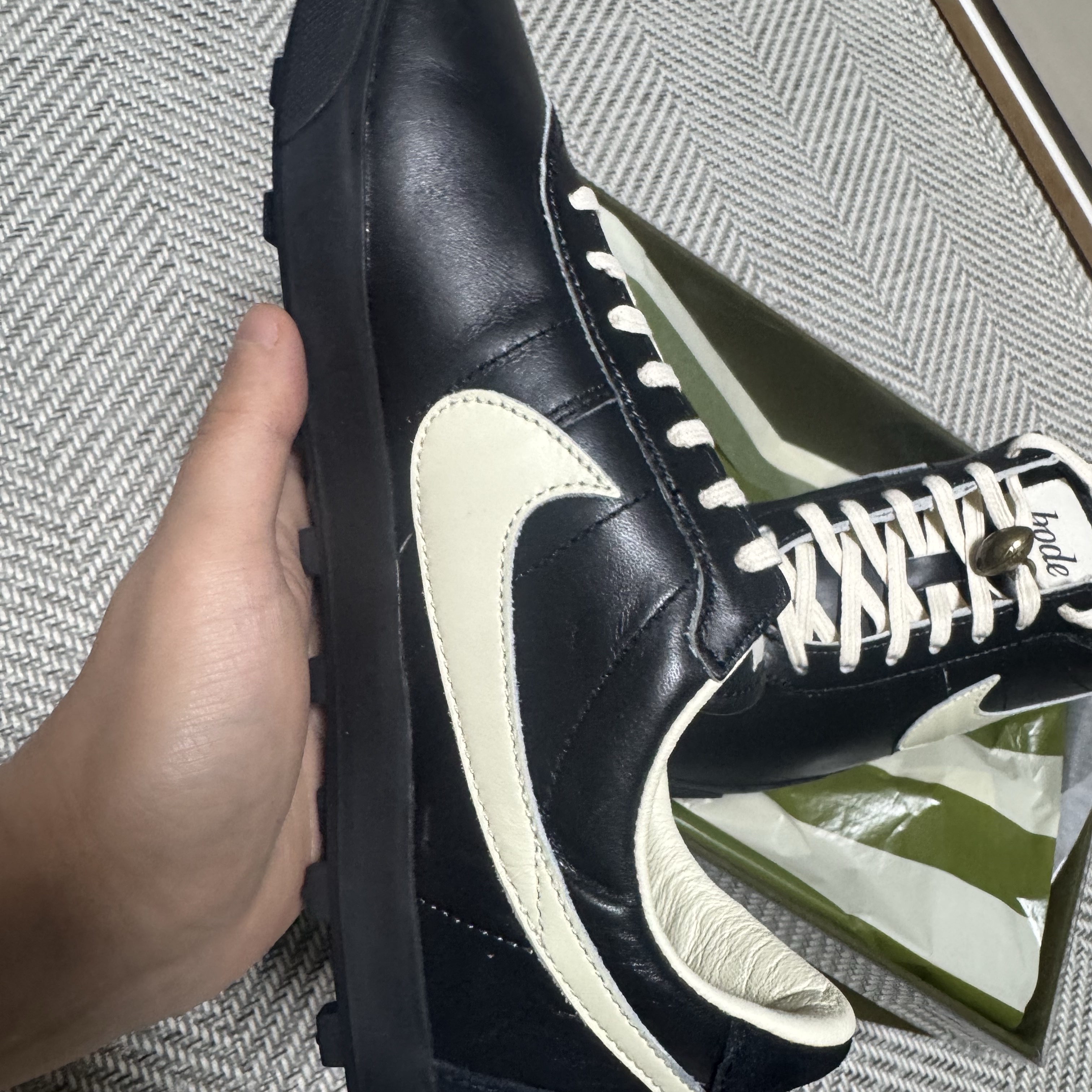Nike x Bode Astrograbber SP Black and Coconut Milk 착용 스타일 - 4