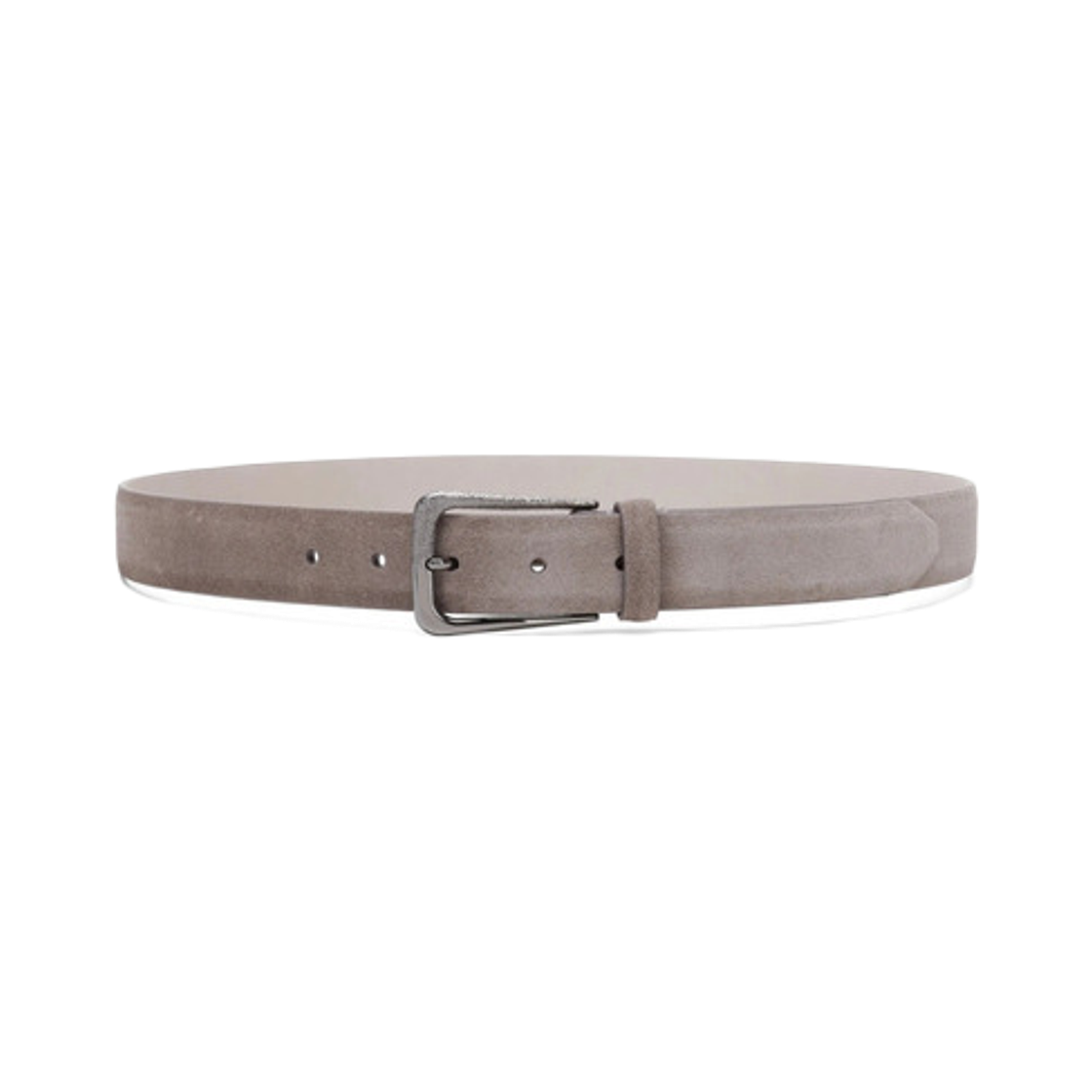 M0DELC33G-C8212 (W) Brunello Cucinelli Suede Belt Grey