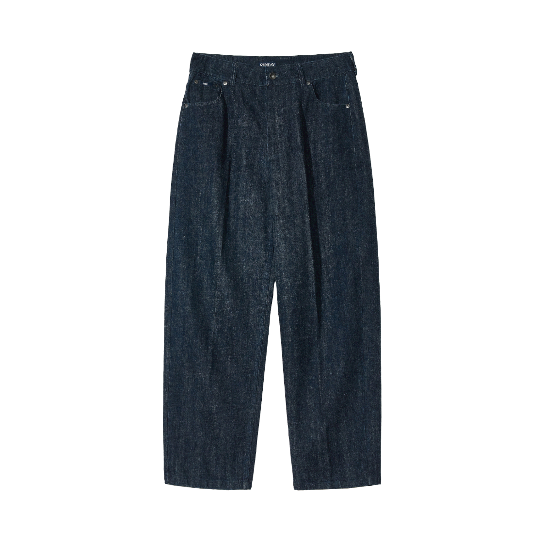 선데이세레머니 테이퍼드 재패니즈 브러쉬 데님 진 - 인디고(Sunday Ceremony Brushed Japanese Tapered Denim Jeans - Indigo)
